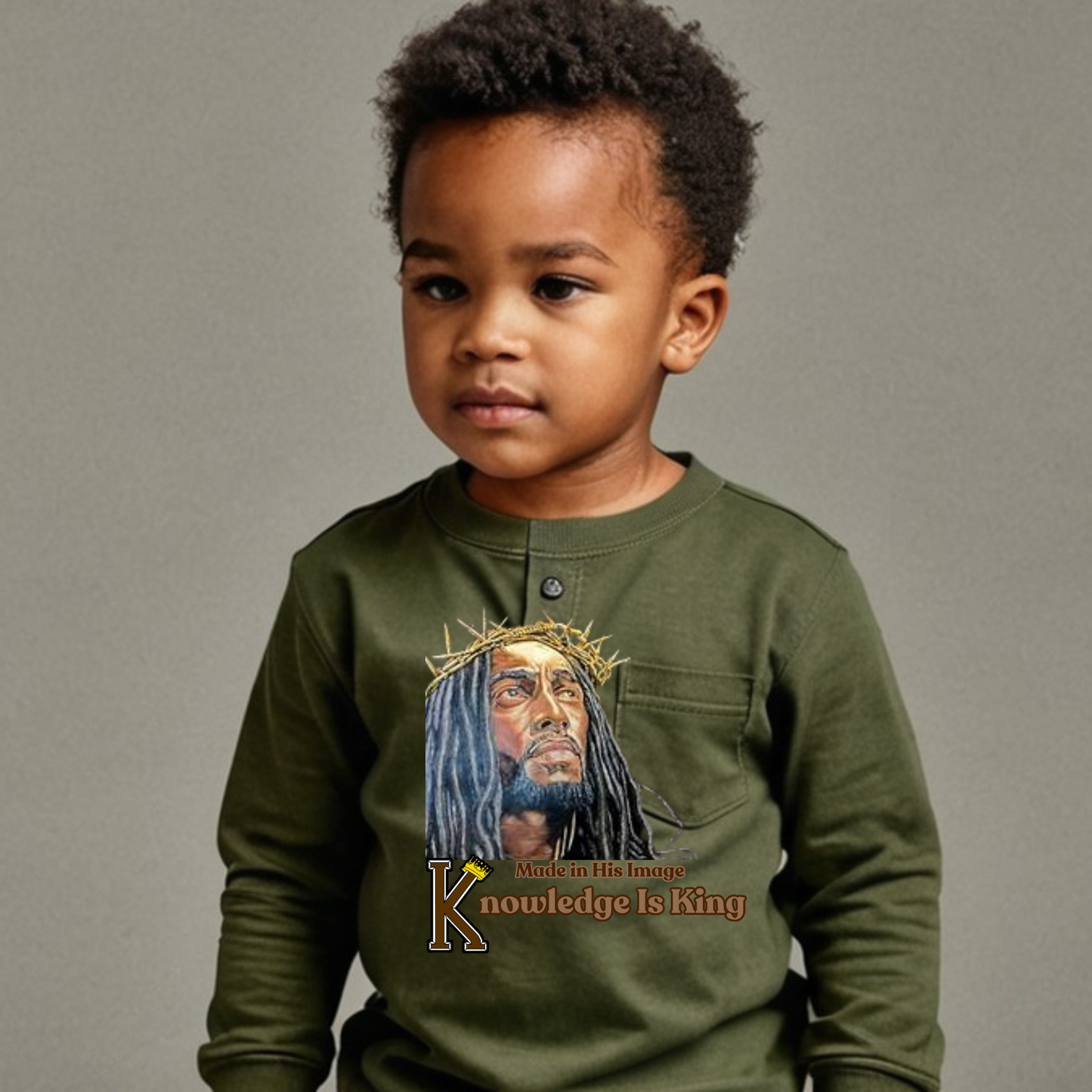 Toddler Long Sleeve T-Shirt (Made In His Image)