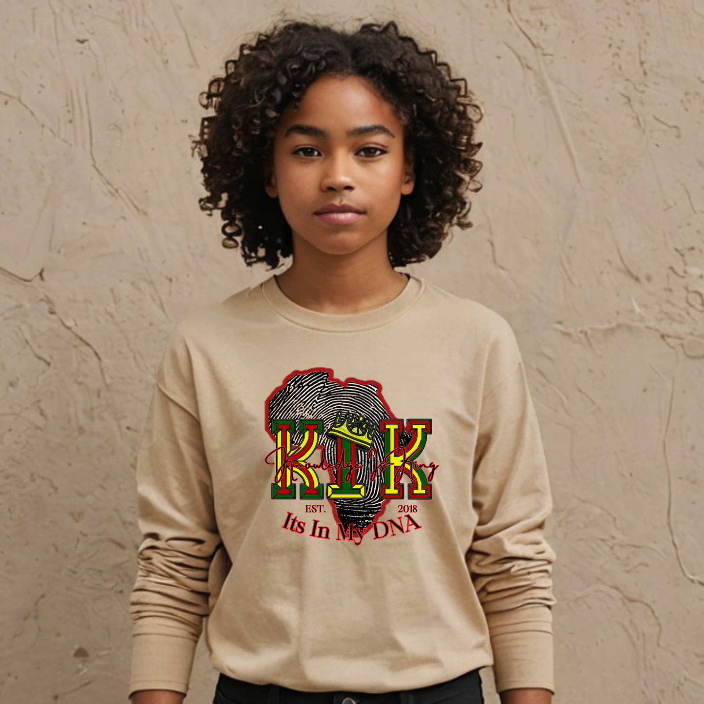 Youth Female Long Sleeve T-Shirt (In My DNA)