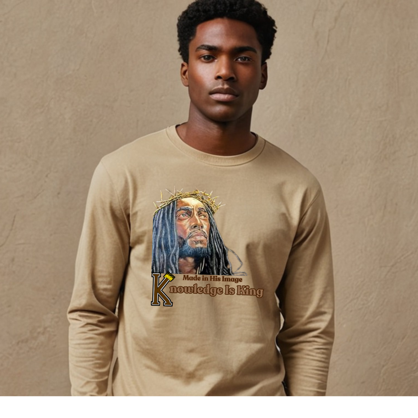 Men's Long Sleeve T-Shirt (Made In His Image)