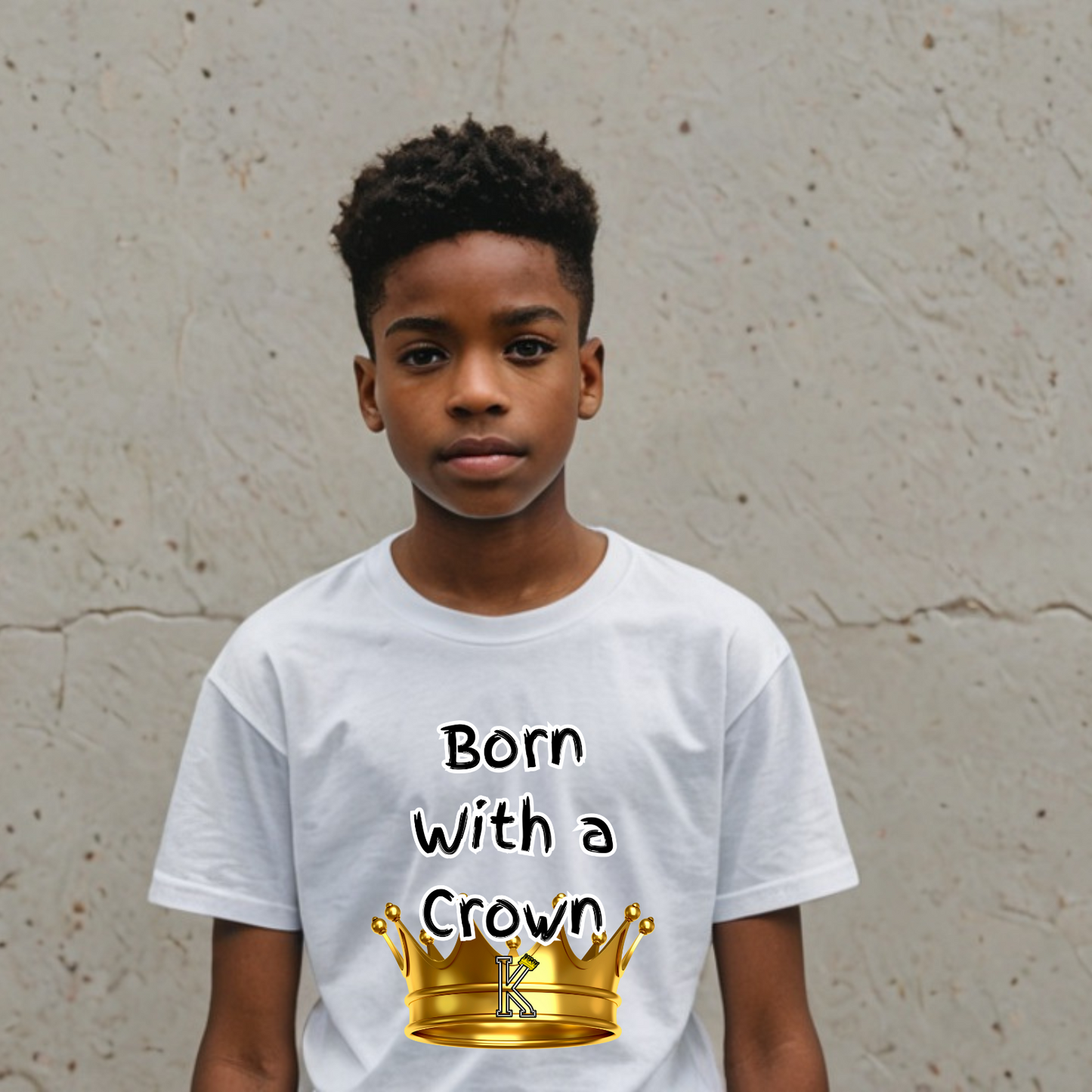 Youth Male (Born with a Crown) Short sleeve T-Shirt