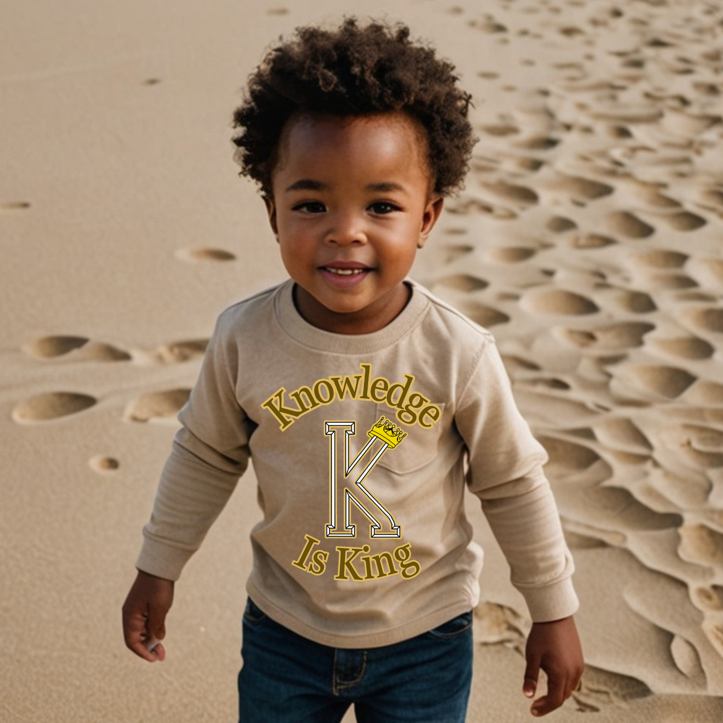 Toddler Long Sleeve T-Shirt (Crown Main Standard)