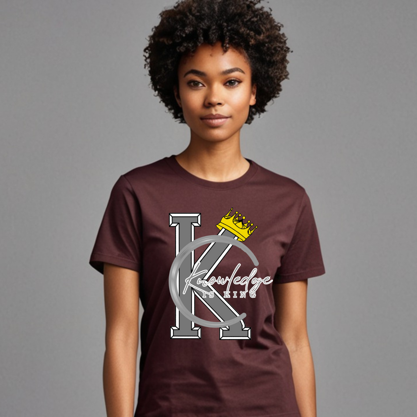 Women's T-Shirt (Crown Quater Moon)
