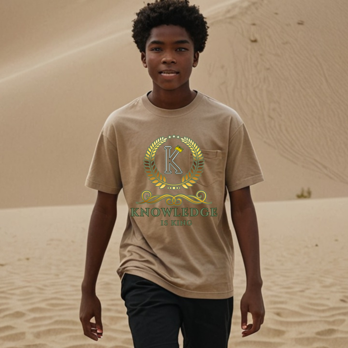 Youth Male (Crown Golden Reef) Short Sleeve T-Shirts