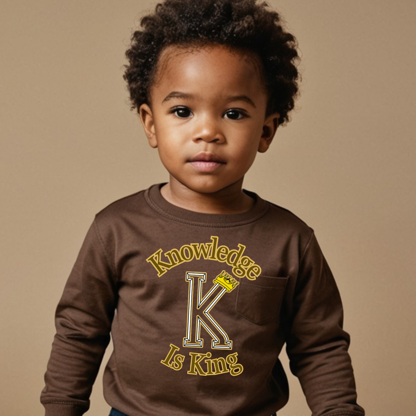 Toddler Long Sleeve T-Shirt (Crown Main Standard)