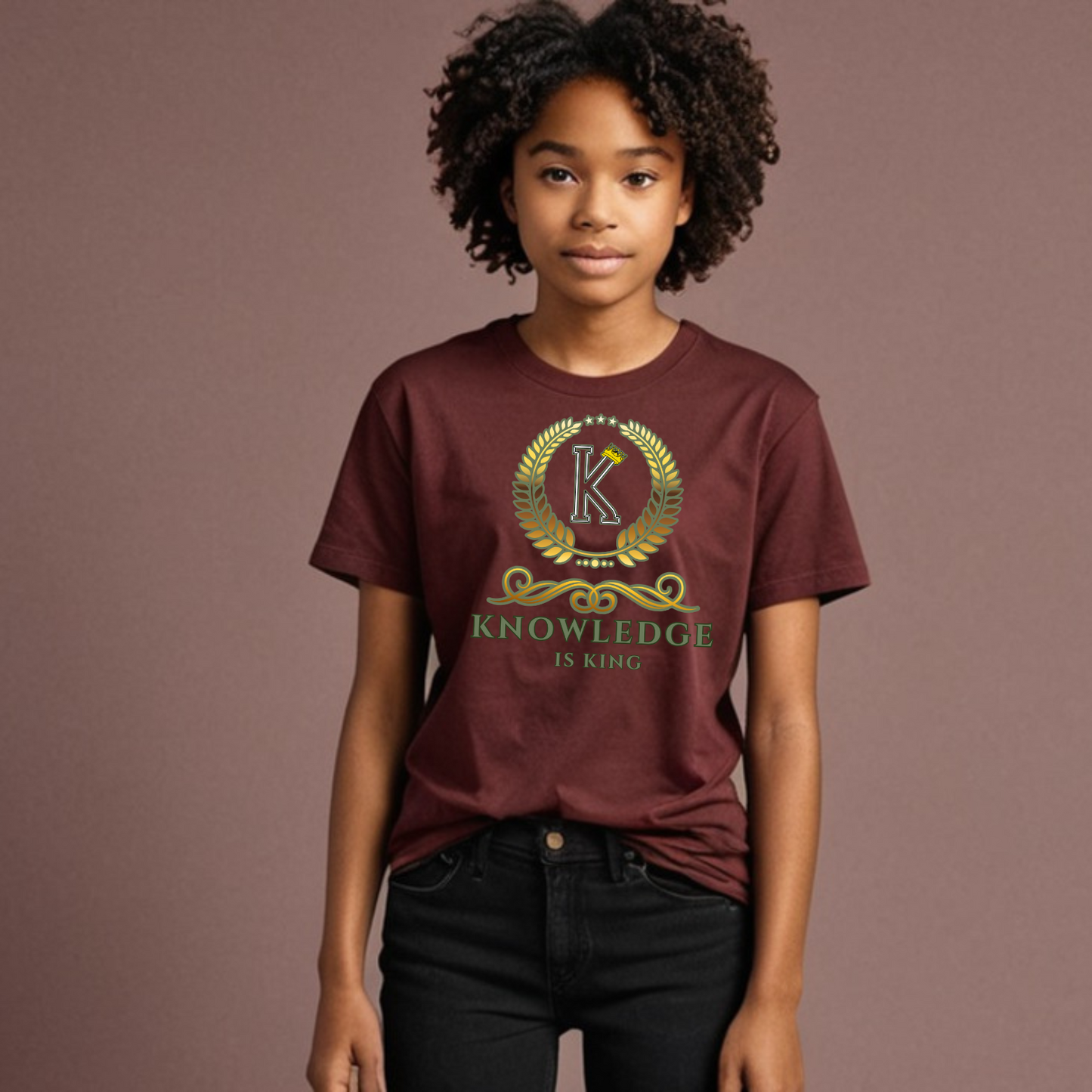Youth Female T-Shirt (Crown Golden Reef)