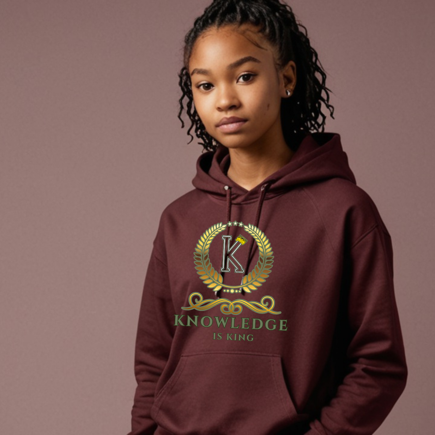 Youth Female Hoodie (Crown Golden Reef)