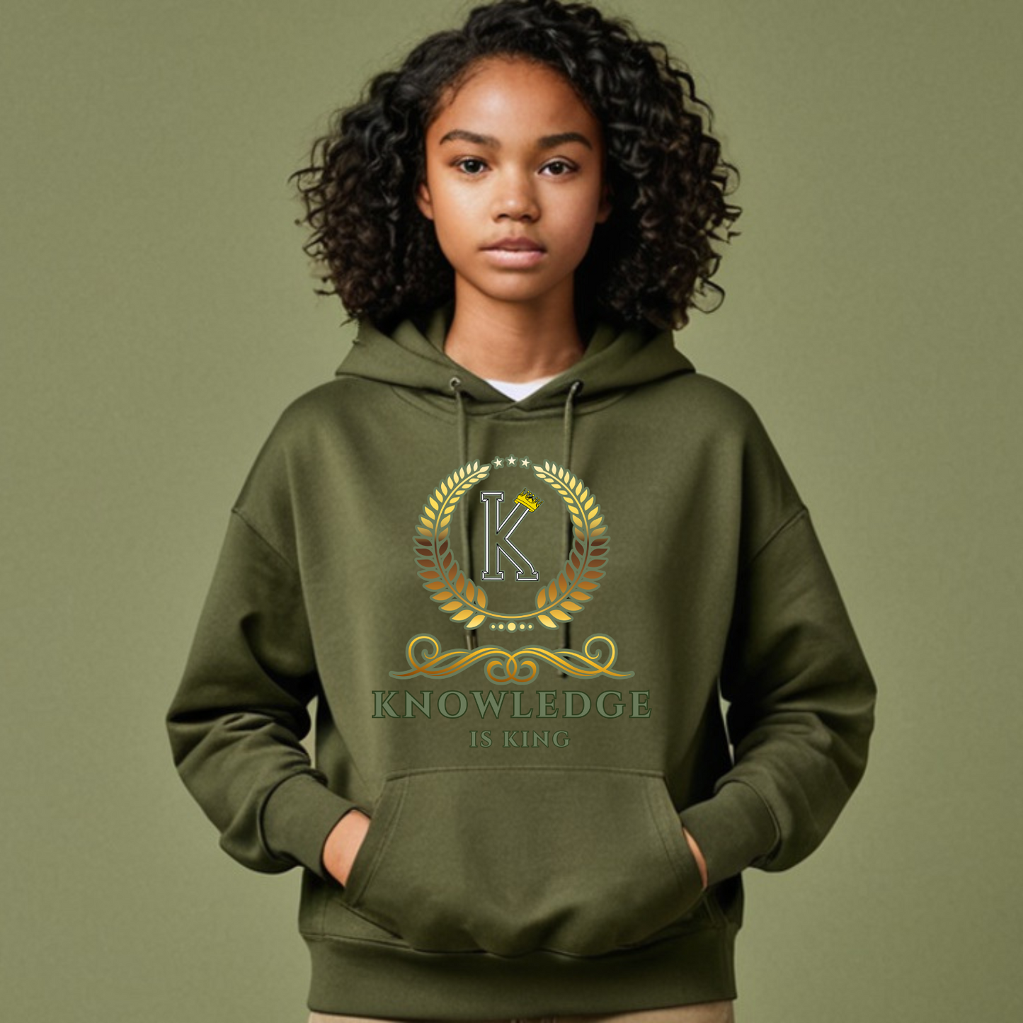 Youth Female Hoodie (Crown Golden Reef)