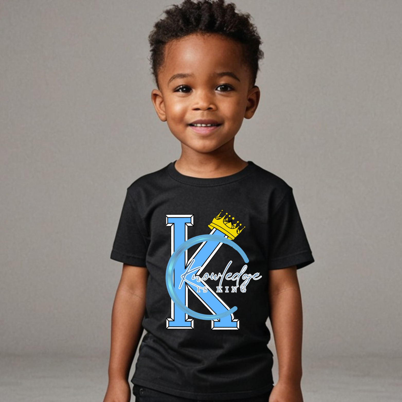 Toddler T-Shirt (Crown Quater Moon)