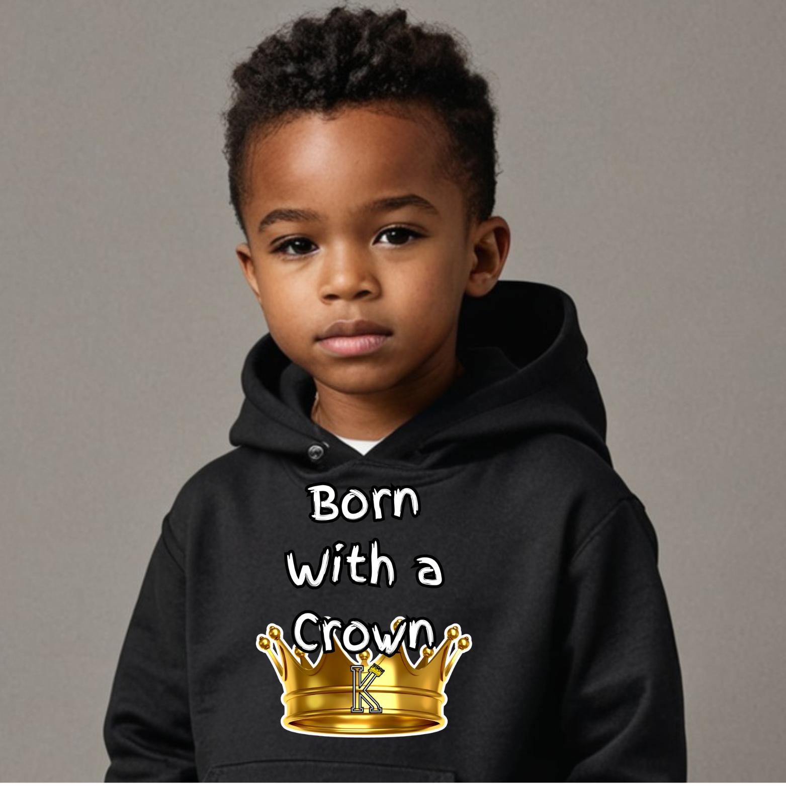 Toddler Hoodie (Born With a Crown)