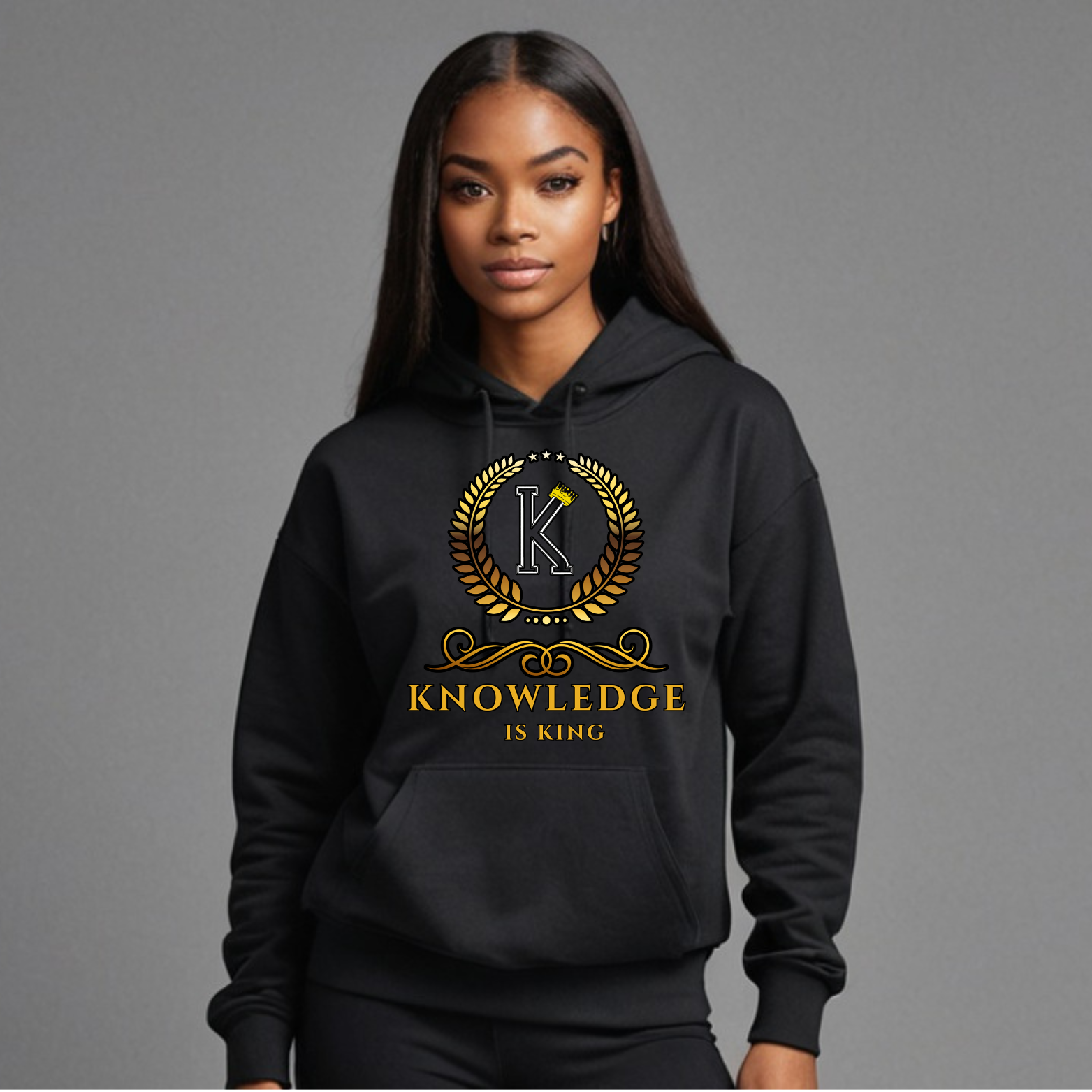Women's Hoodie (Crown Golden Reef)