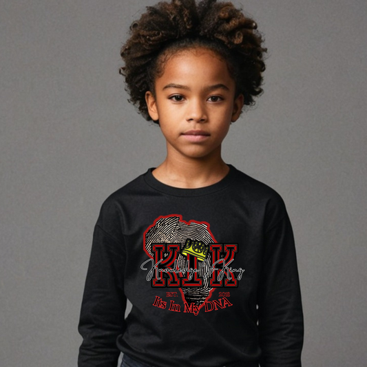 Youth Female Long Sleeve T-Shirt (In My DNA)