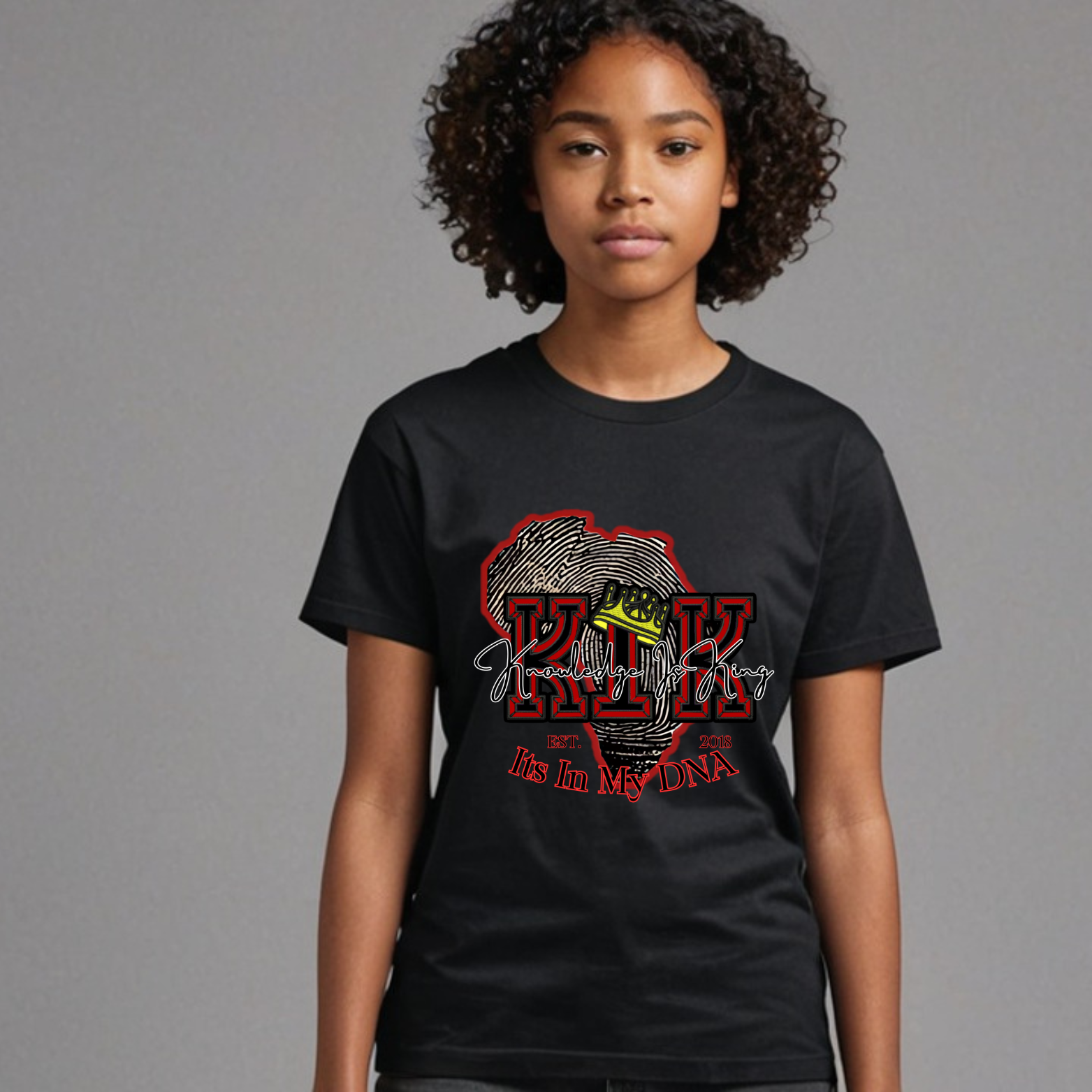 Youth Female Short Sleeve T-Shirt (In My DNA)
