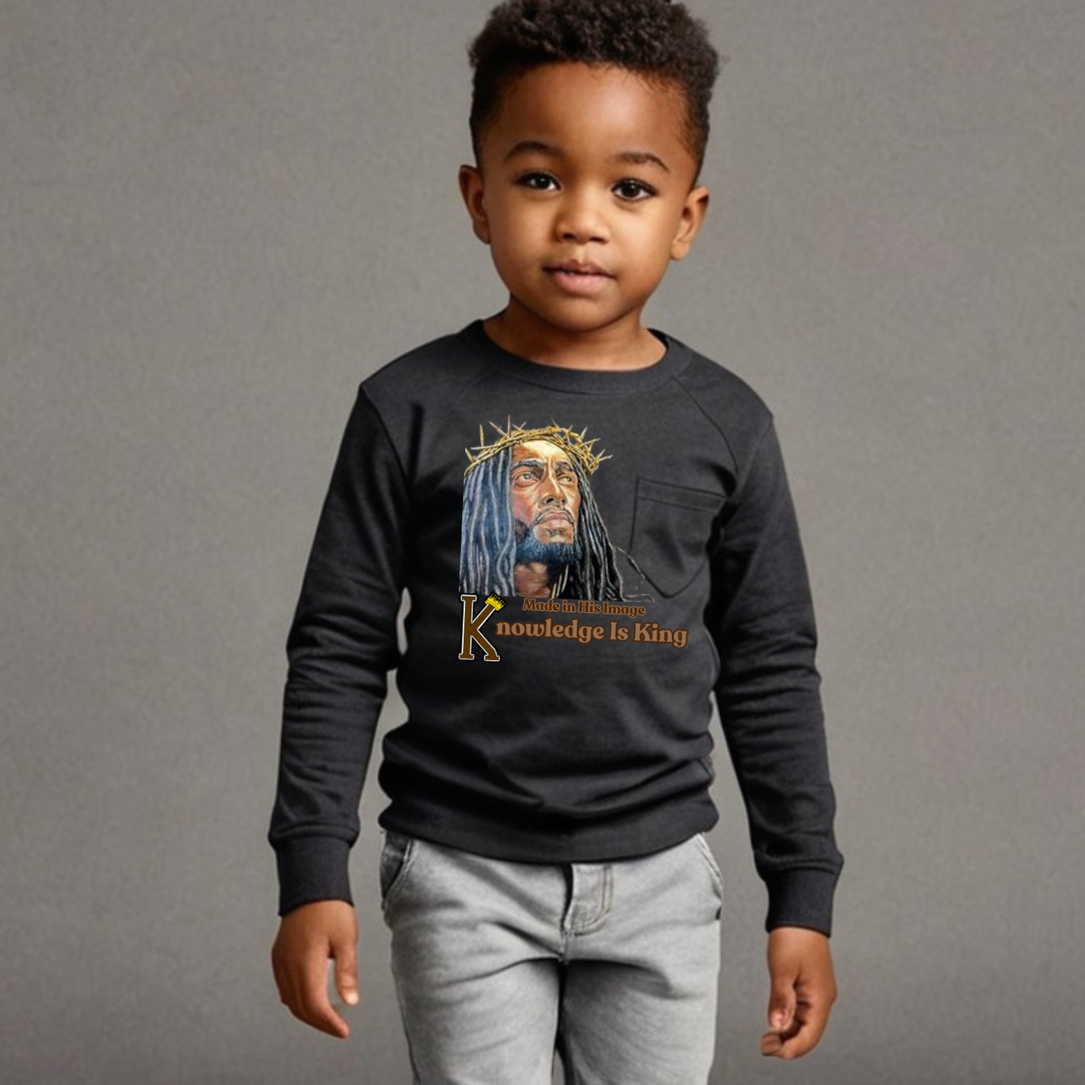 Toddler Long Sleeve T-Shirt (Made In His Image)