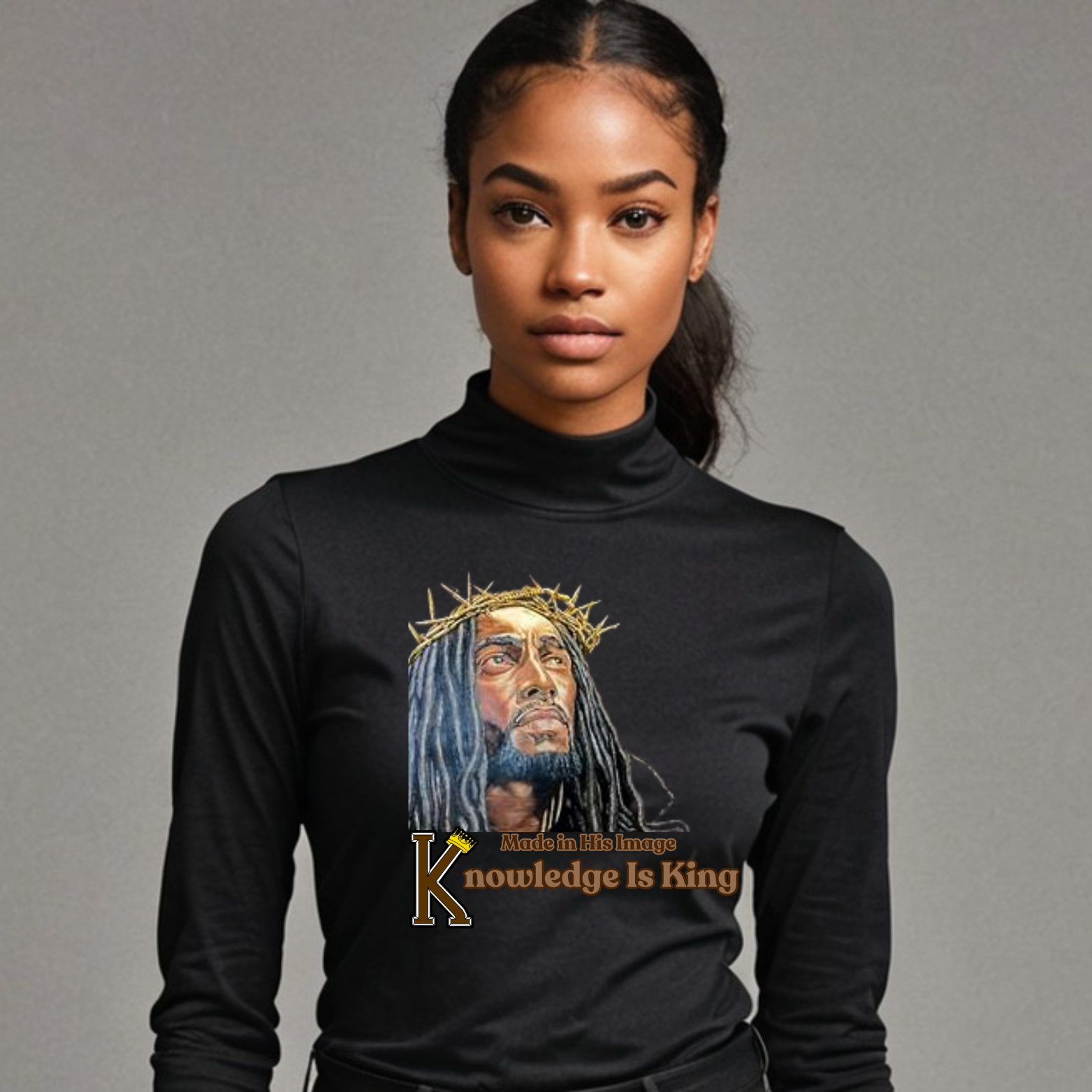 Women's Long Sleeve T-Shirt (Made In His Image)