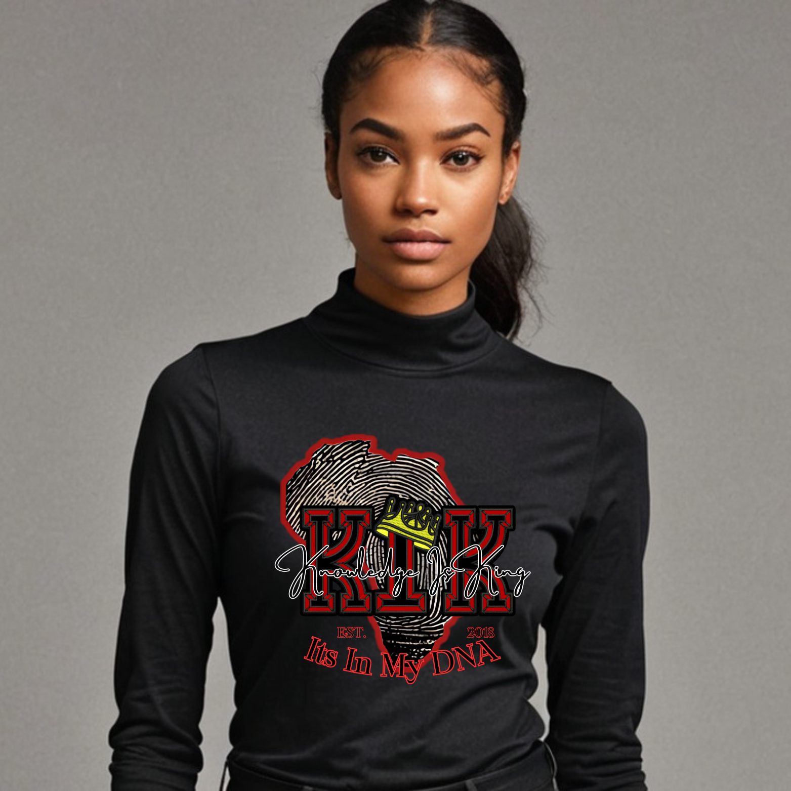 Women's Long Sleeve T-Shirt (In My DNA)