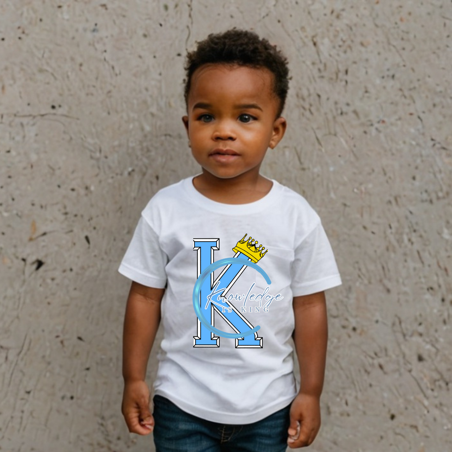 Toddler T-Shirt (Crown Quater Moon)