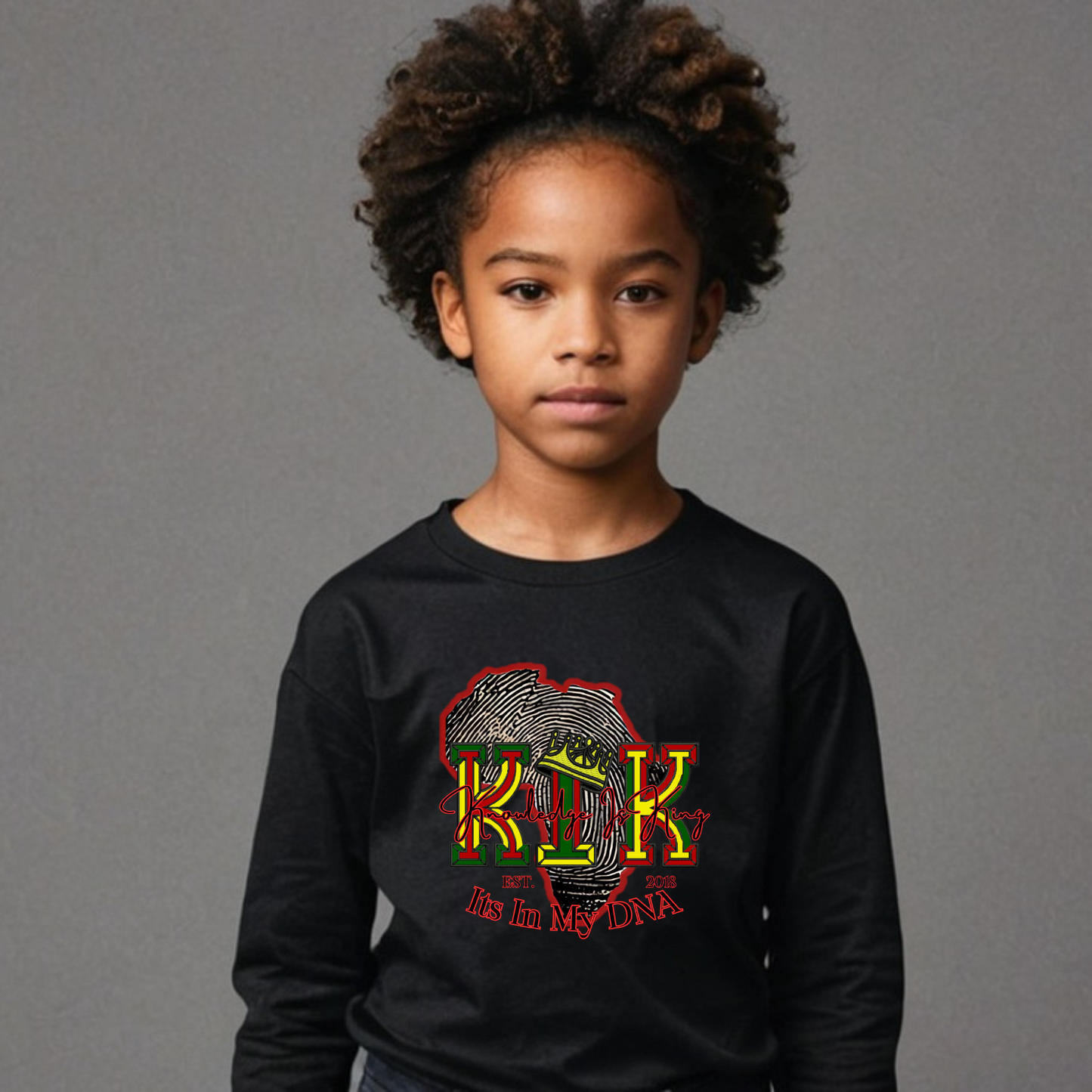 Youth Female Long Sleeve T-Shirt (In My DNA)