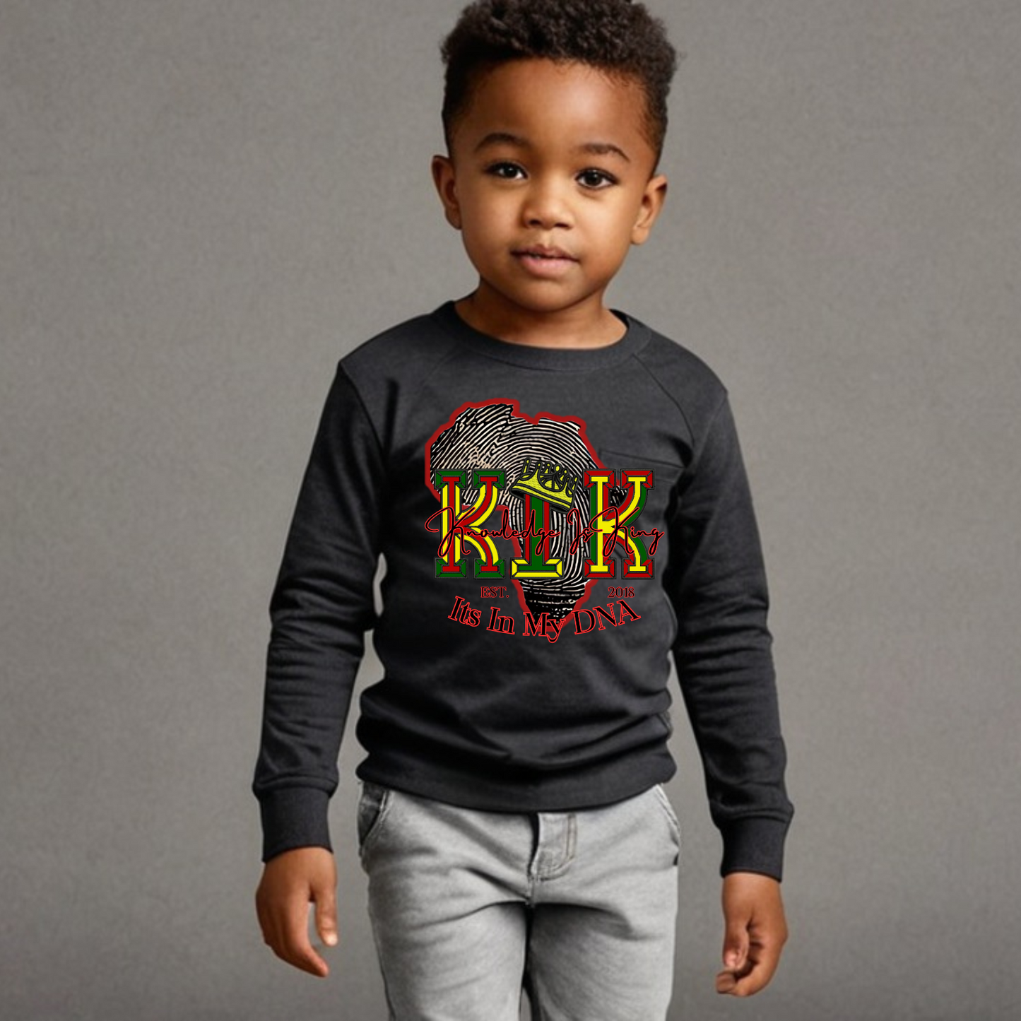 Toddler Long Sleeve T-Shirt (In My DNA)