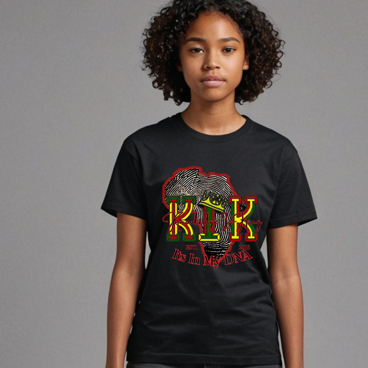 Youth Female Short Sleeve T-Shirt (In My DNA)