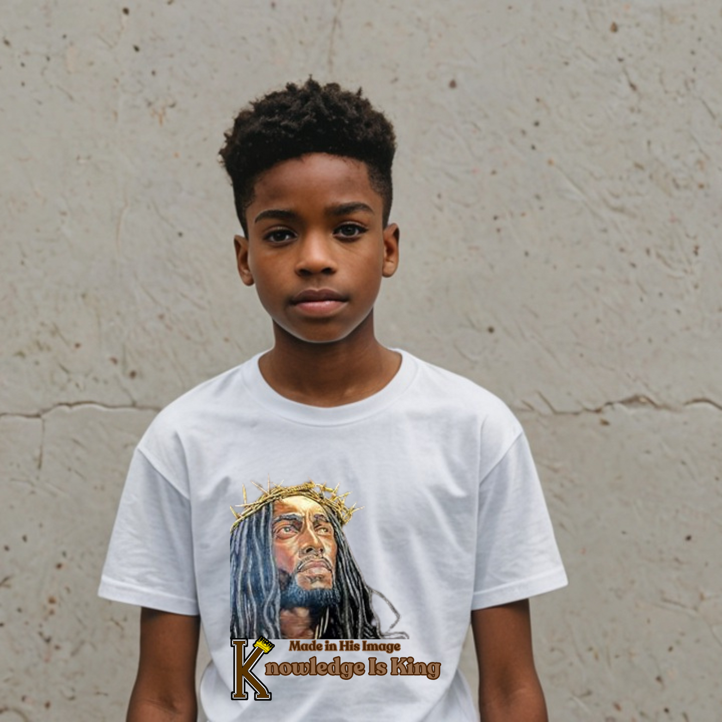 Youth Male (Made In His Image) Short sleeve T-Shirt