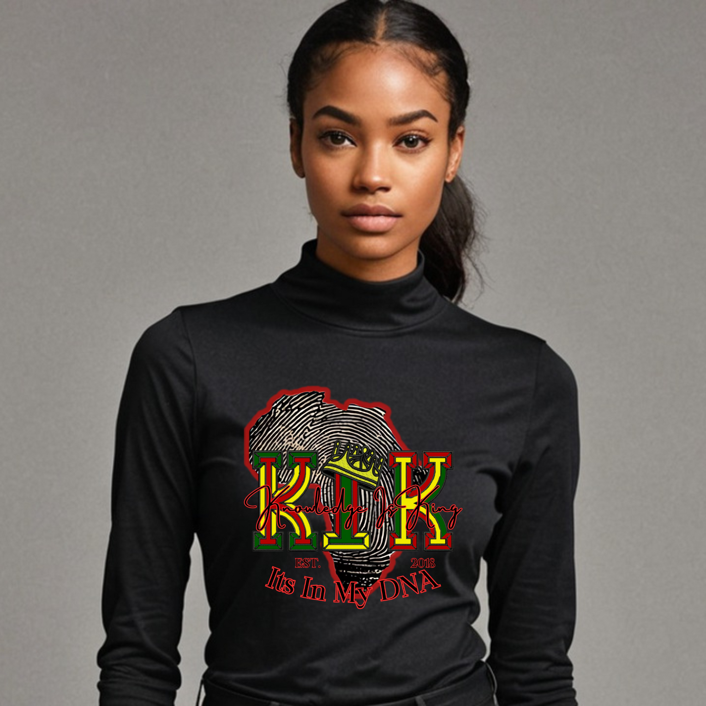 Women's Long Sleeve T-Shirt (In My DNA)