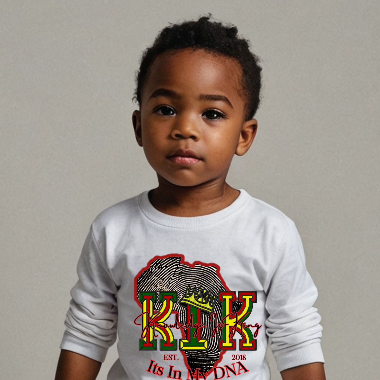 Toddler Long Sleeve T-Shirt (In My DNA)