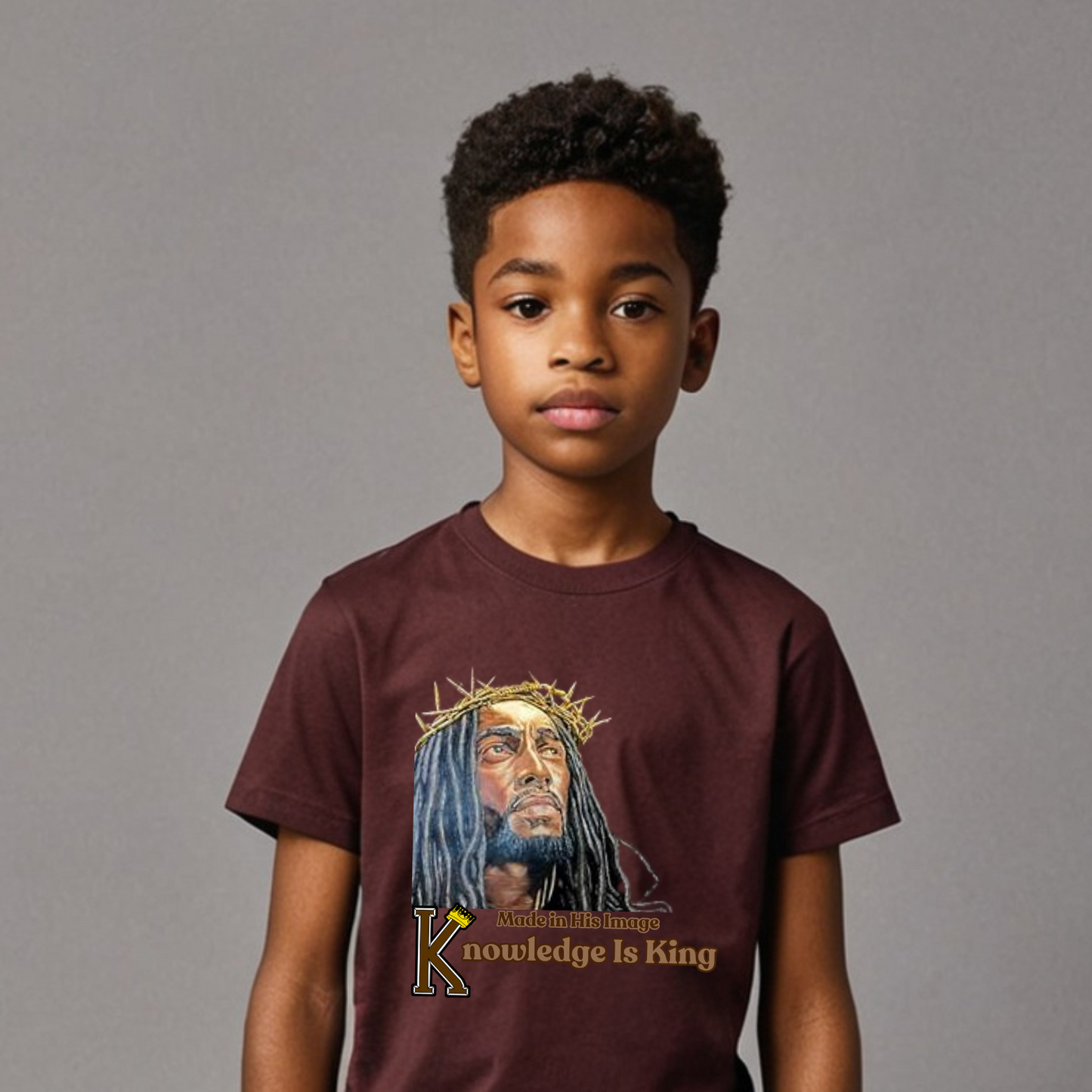 Youth Male (Made In His Image) Short sleeve T-Shirt