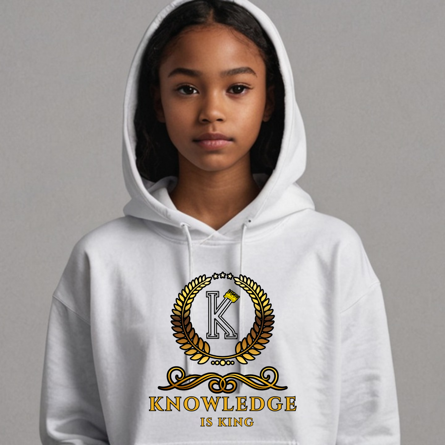 Youth Female Hoodie (Crown Golden Reef)