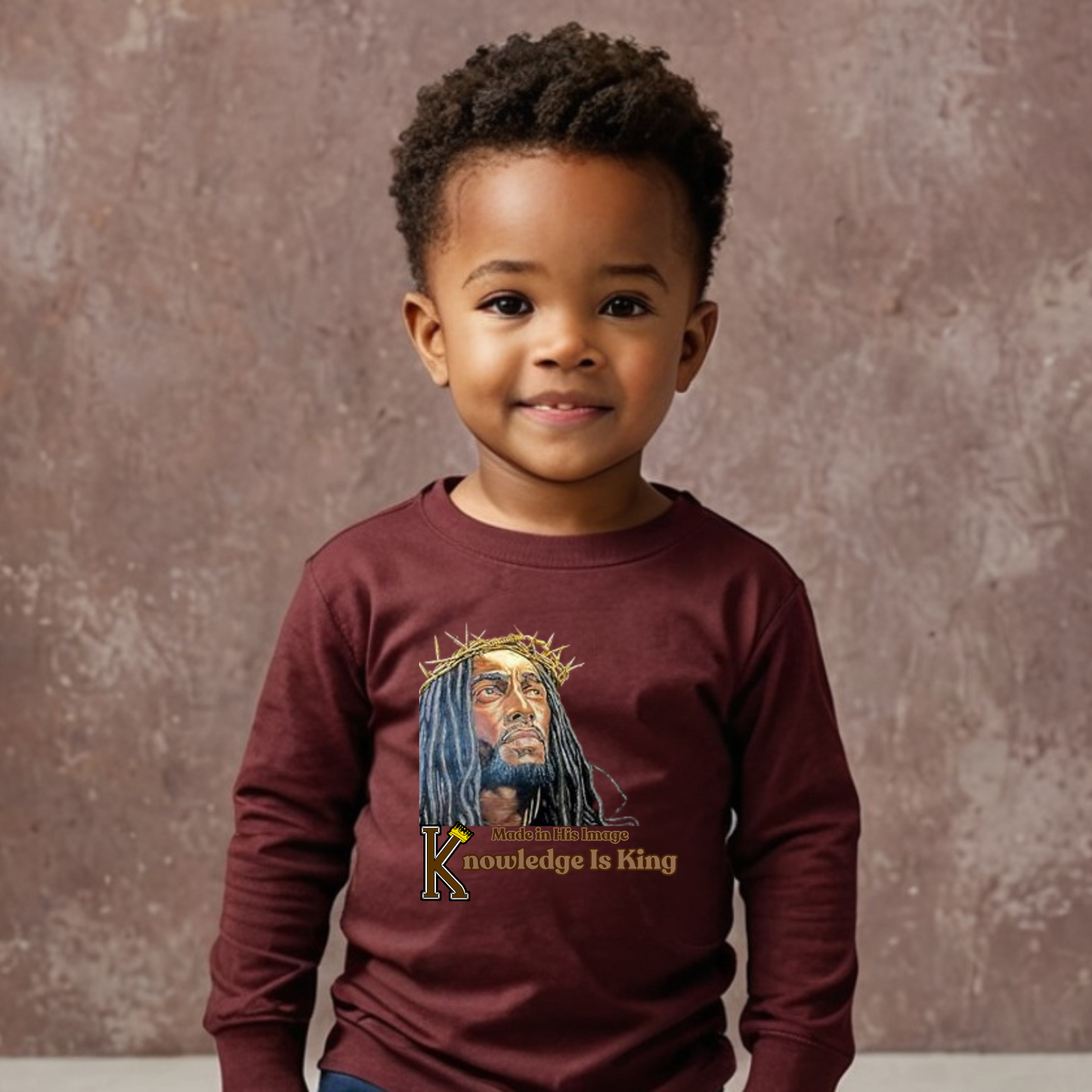 Toddler Long Sleeve T-Shirt (Made In His Image)