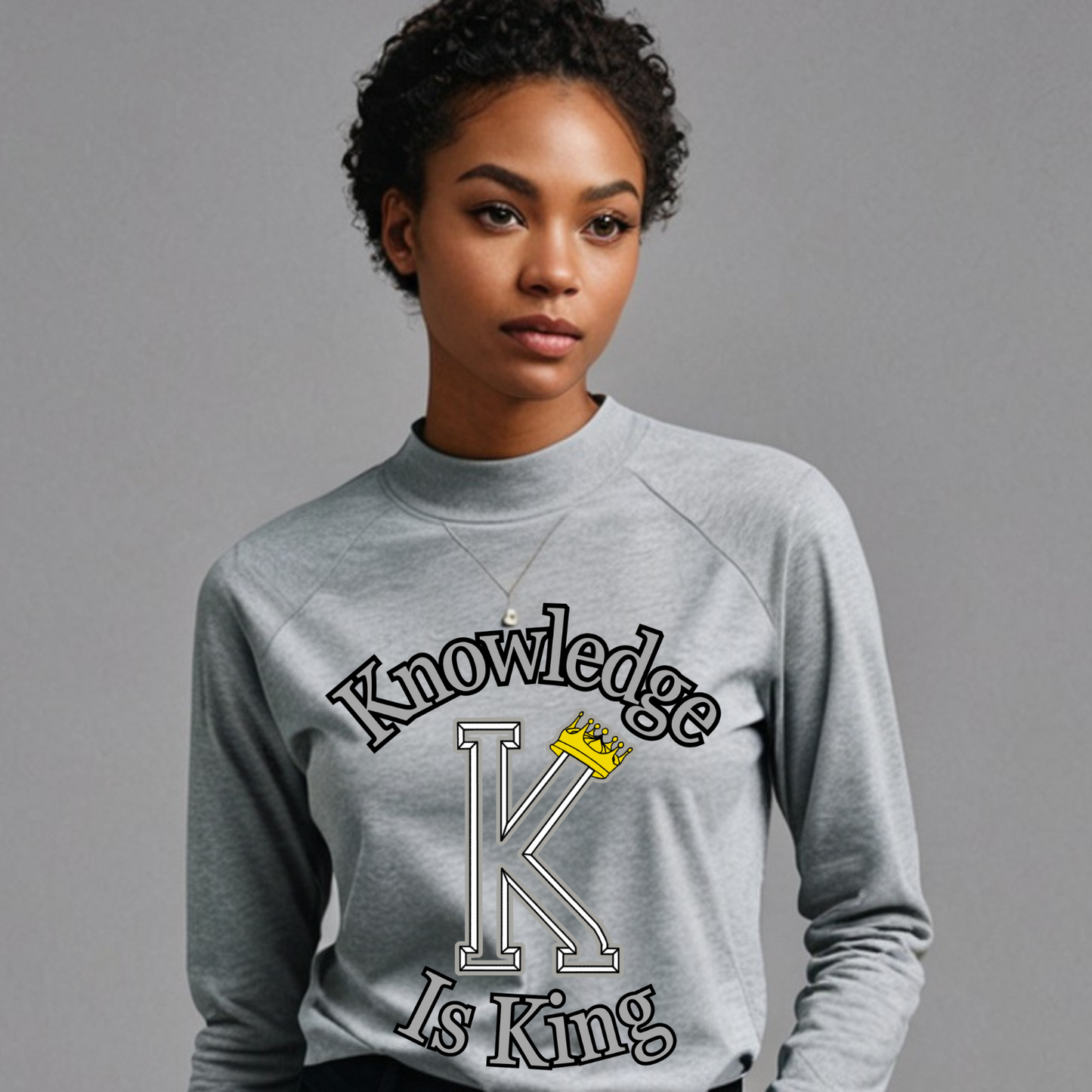 Women's Long Sleeve T-Shirt (Crown Main Standard)