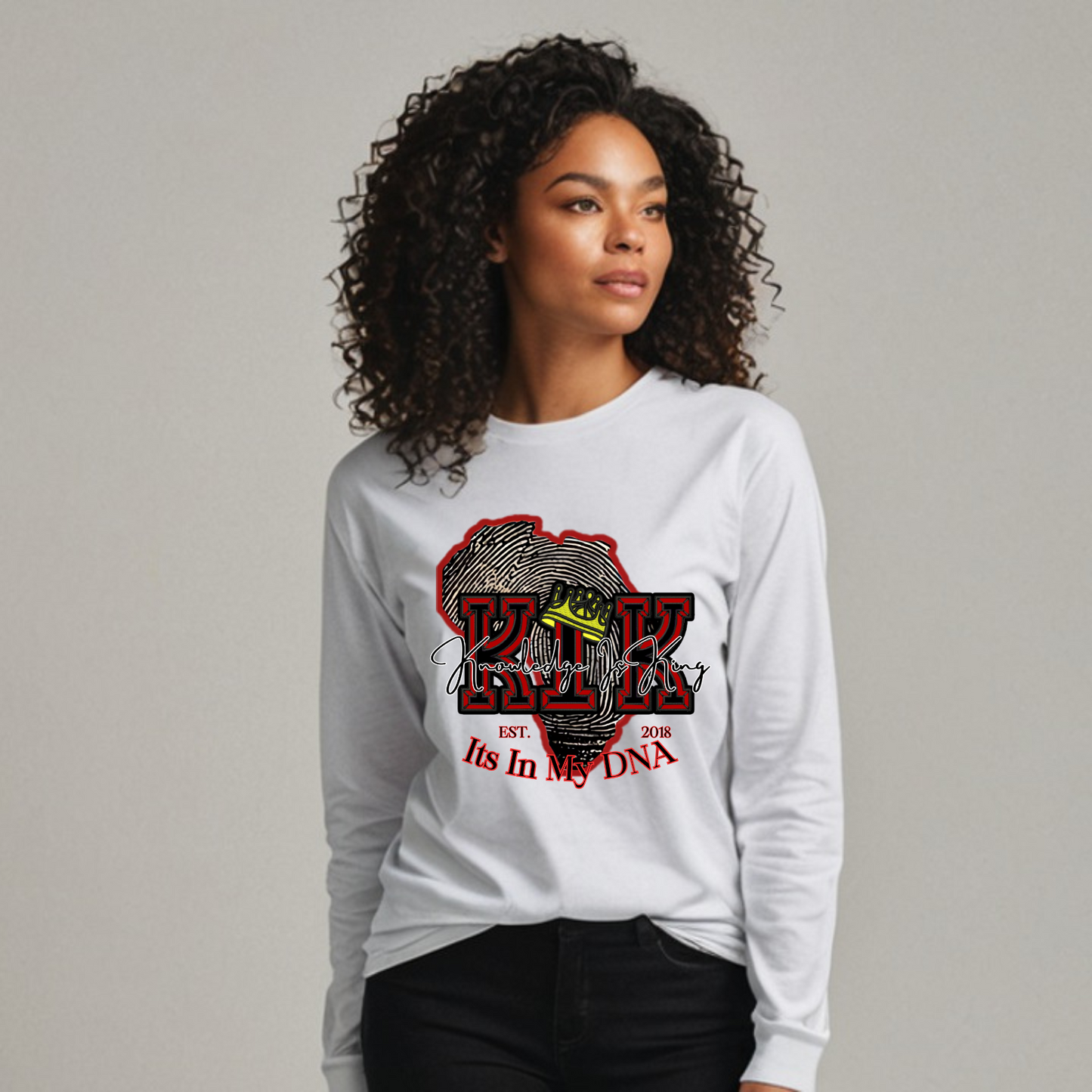 Women's Long Sleeve T-Shirt (In My DNA)