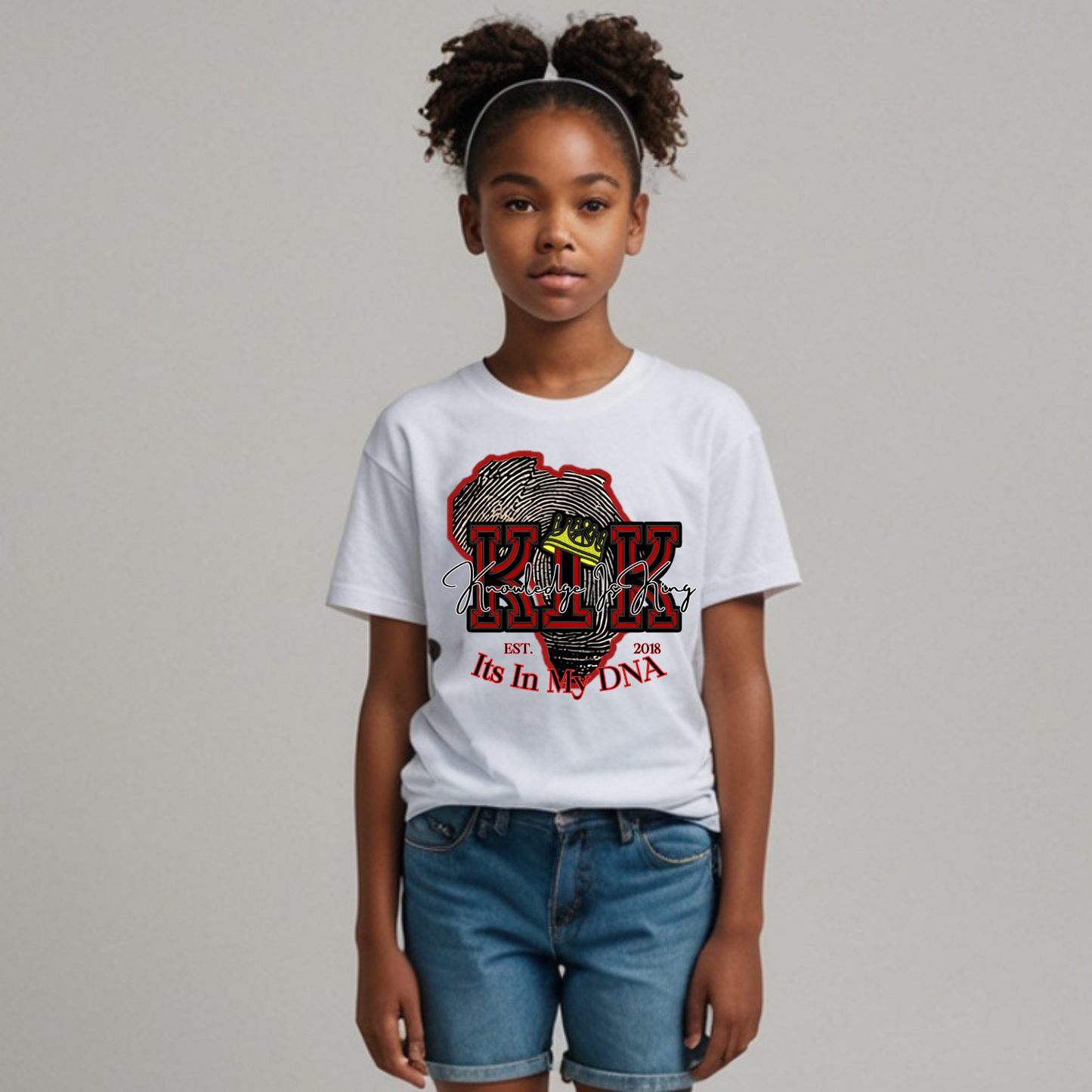 Youth Female Short Sleeve T-Shirt (In My DNA)