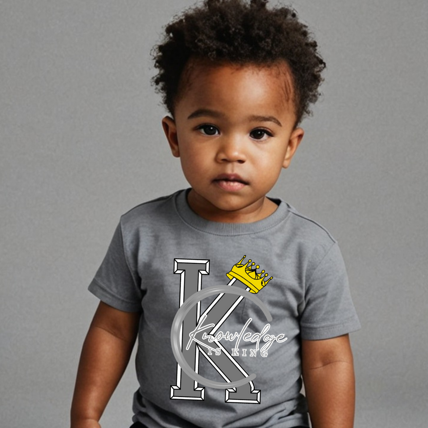 Toddler T-Shirt (Crown Quater Moon)