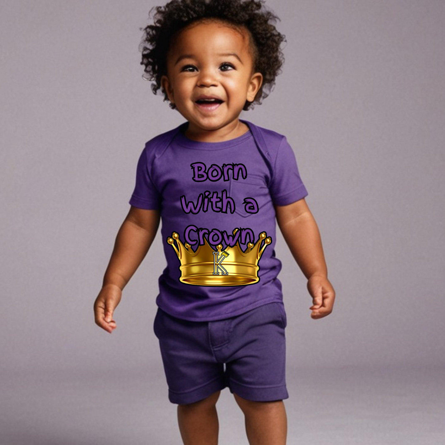 Toddler T-Shirt (Born with a Crown)