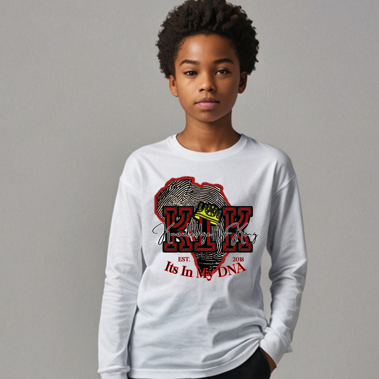 Youth Female Long Sleeve T-Shirt (In My DNA)