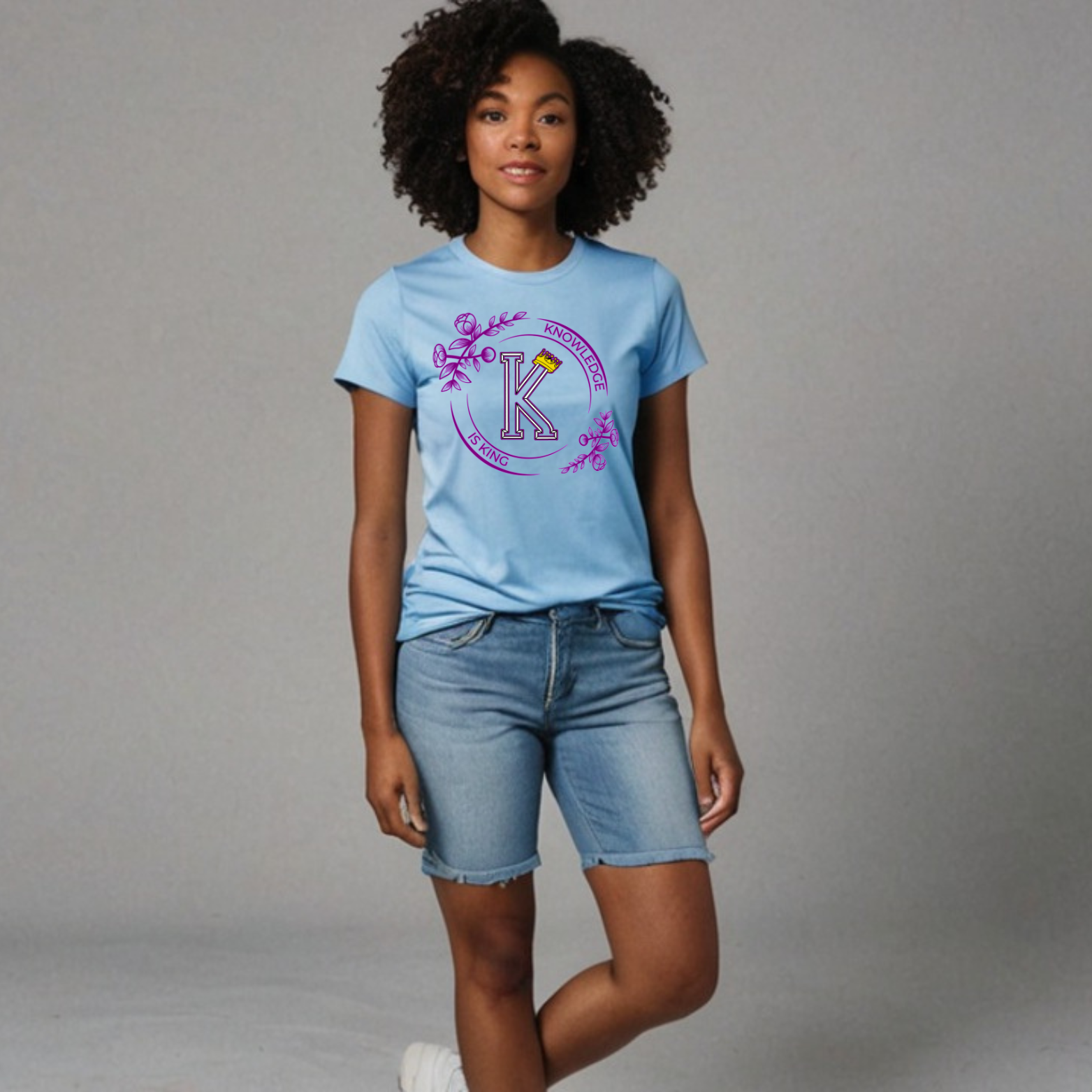 Women's Short Sleeve (Flower Standard Rose)