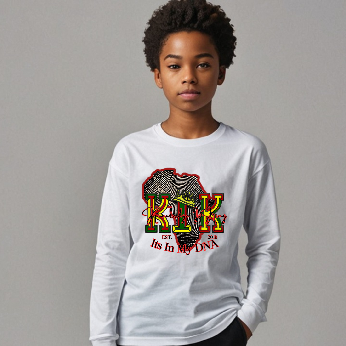 Youth Female Long Sleeve T-Shirt (In My DNA)