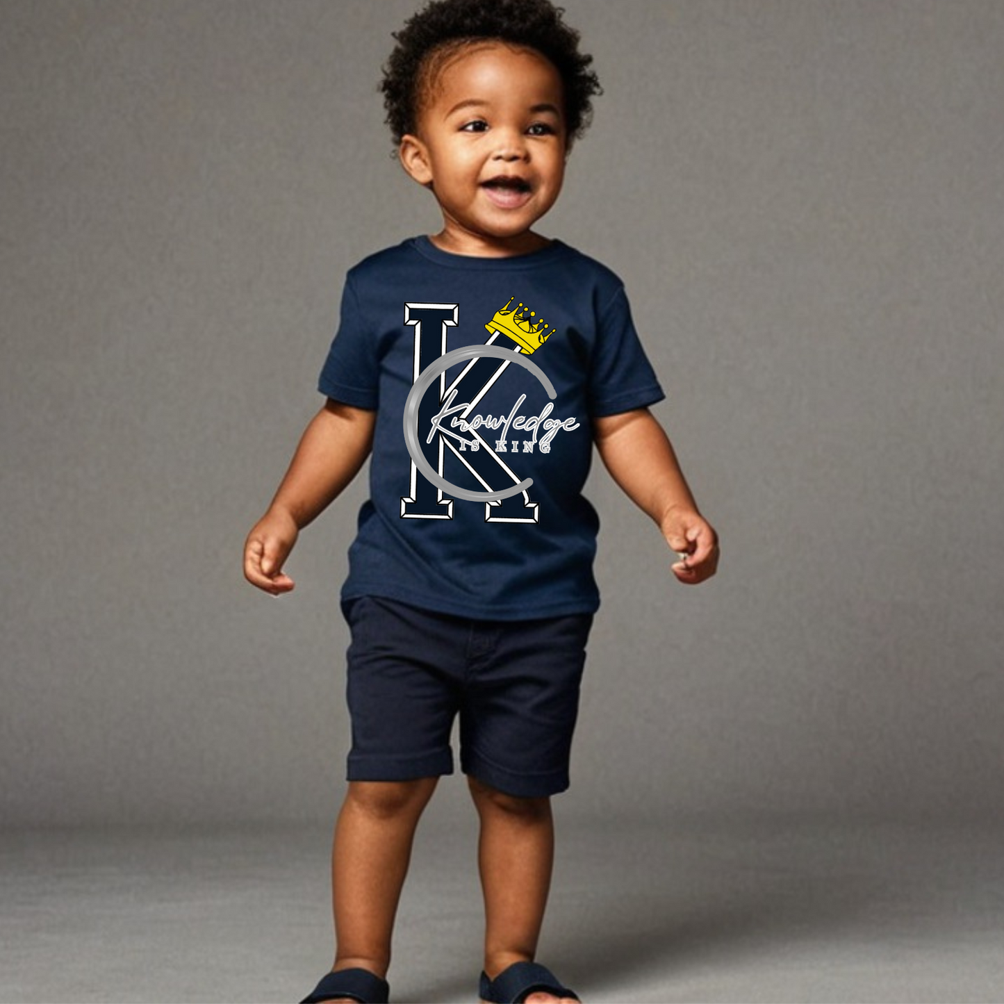 Toddler T-Shirt (Crown Quater Moon)