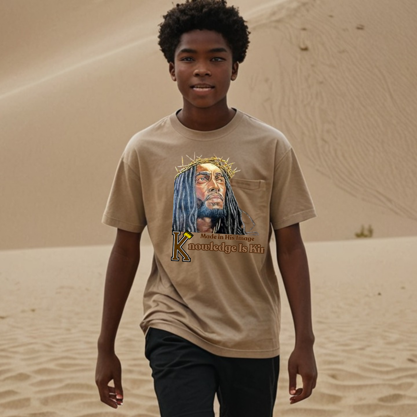 Youth Male (Made In His Image) Short sleeve T-Shirt