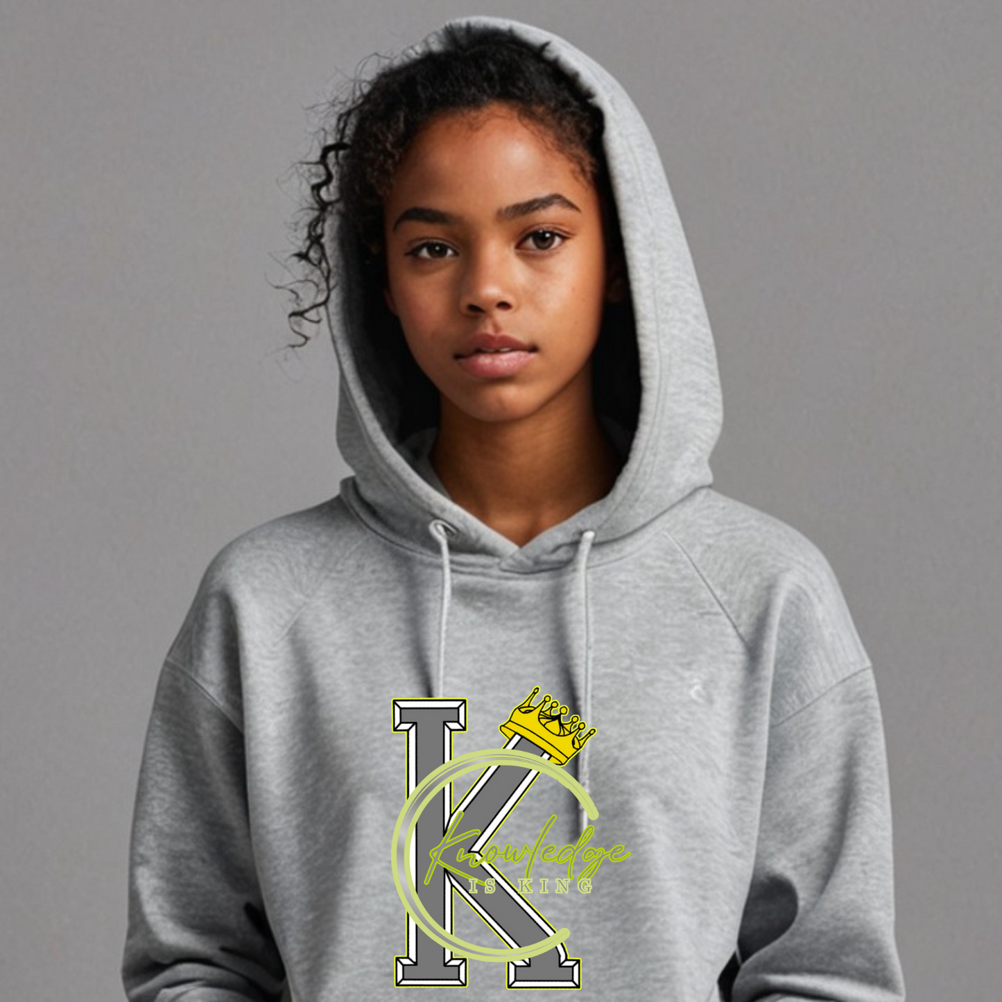 Youth Female Hoodie (Crown Quater Moon)