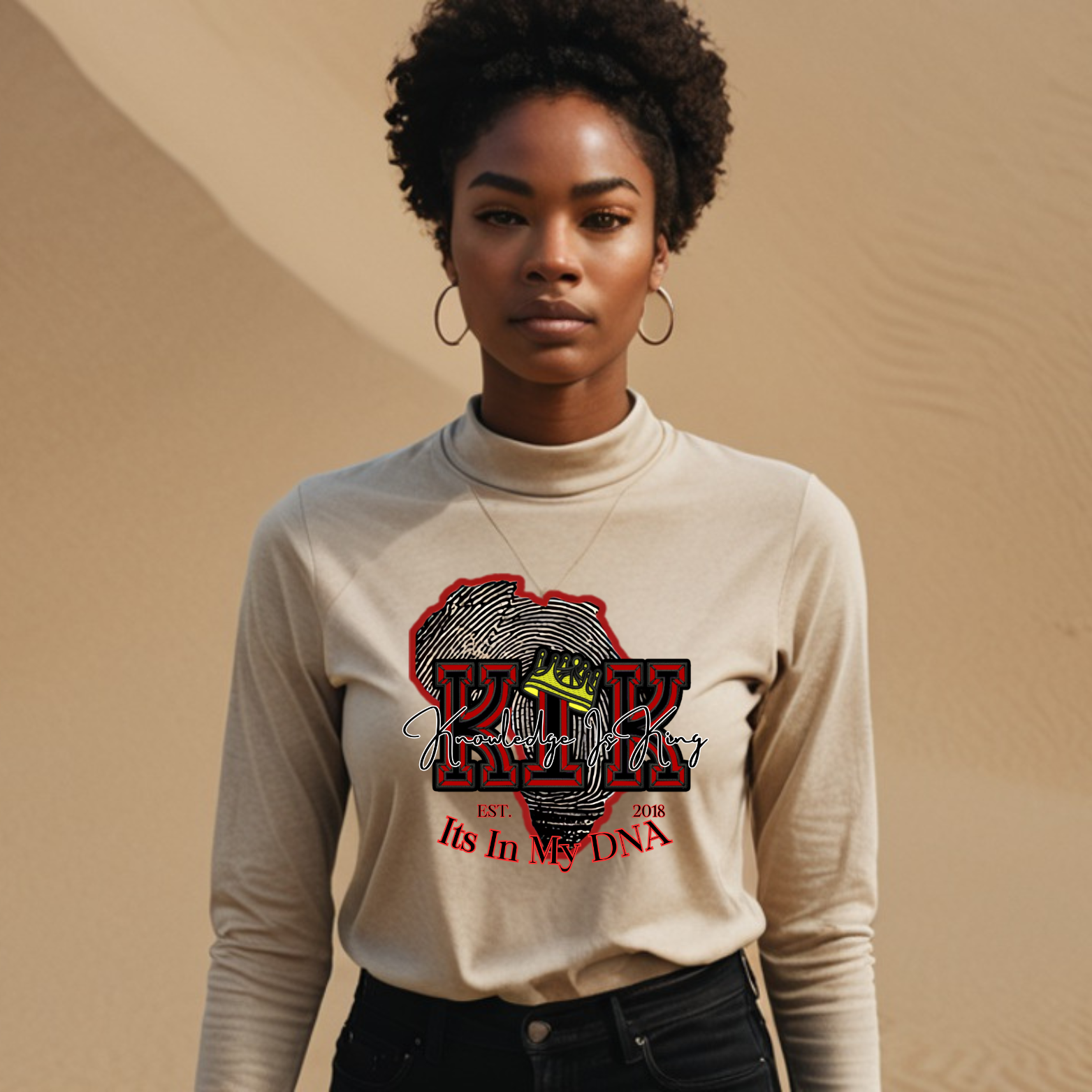 Women's Long Sleeve T-Shirt (In My DNA)