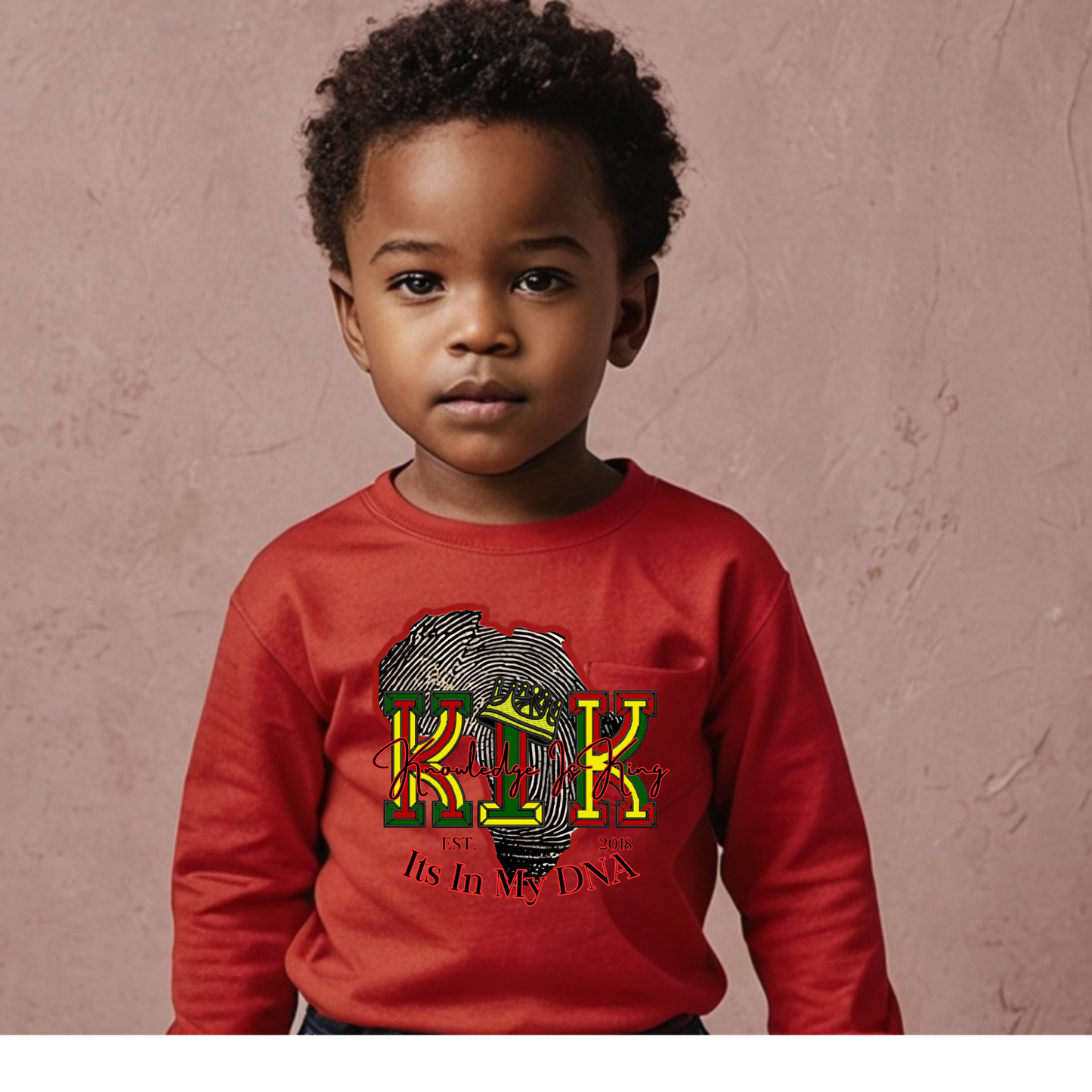 Toddler Long Sleeve T-Shirt (In My DNA)