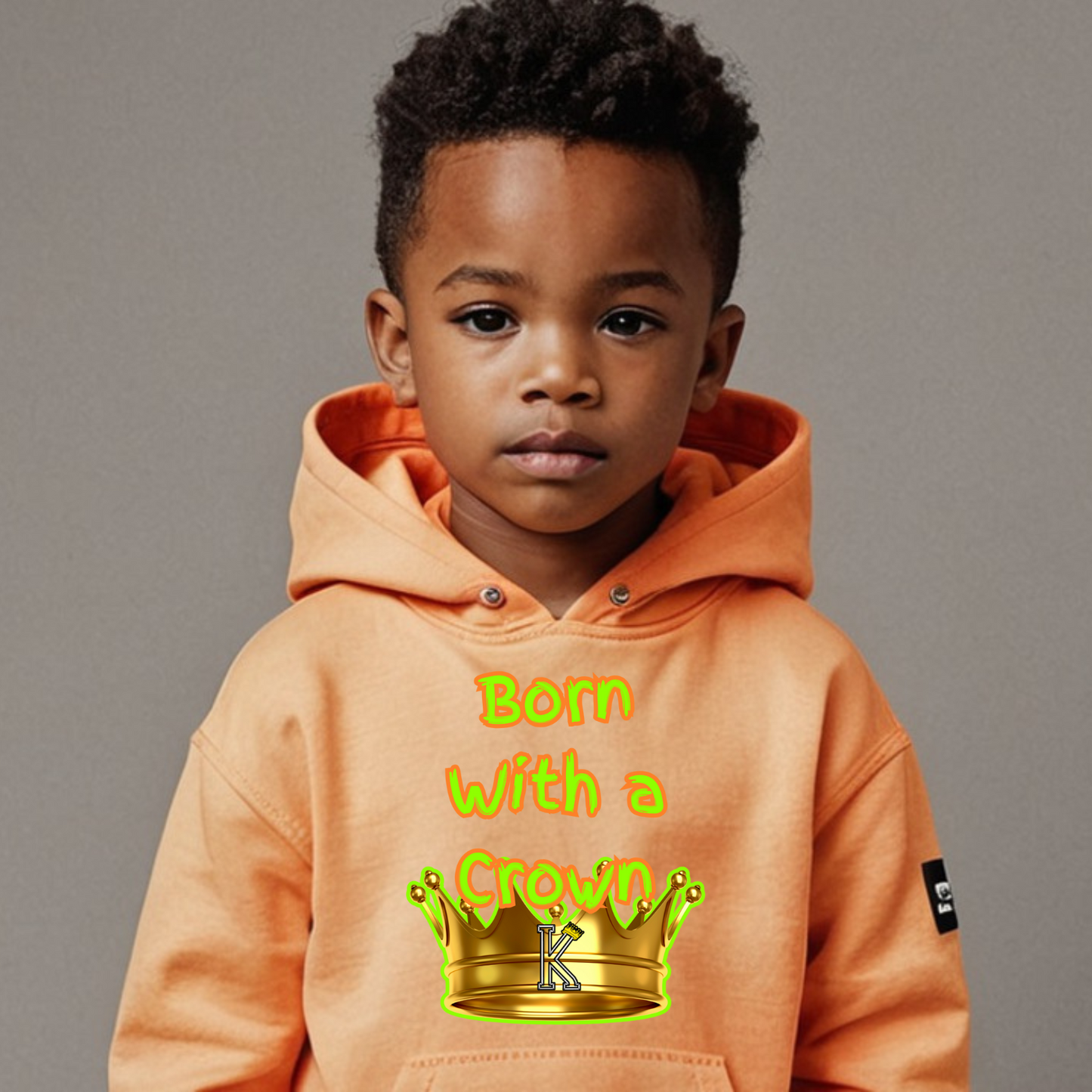 Toddler Hoodie (Born With a Crown)