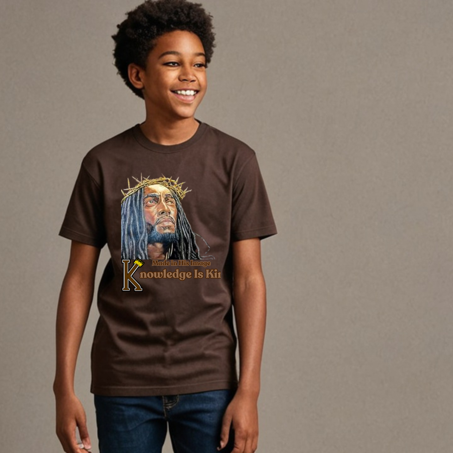 Youth Male (Made In His Image) Short sleeve T-Shirt