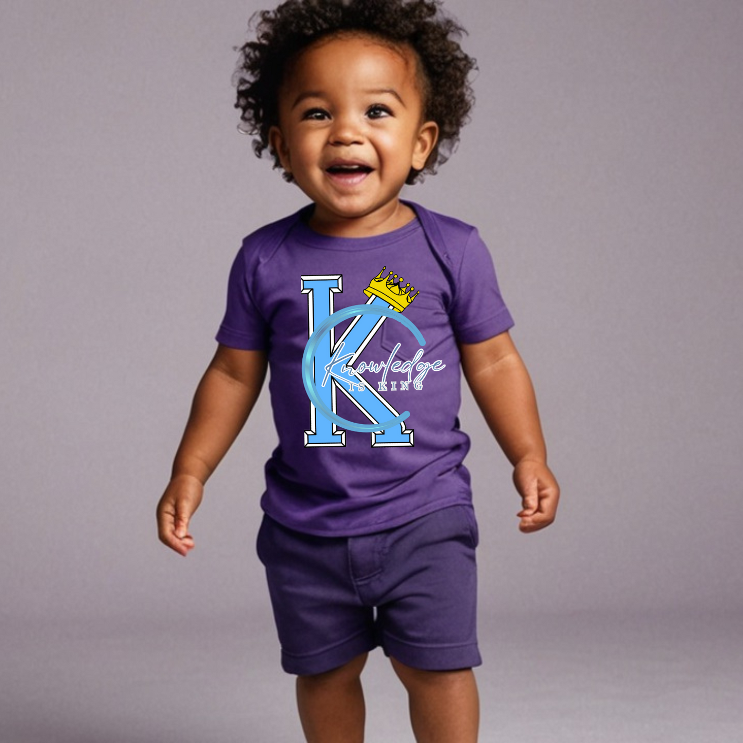 Toddler T-Shirt (Crown Quater Moon)