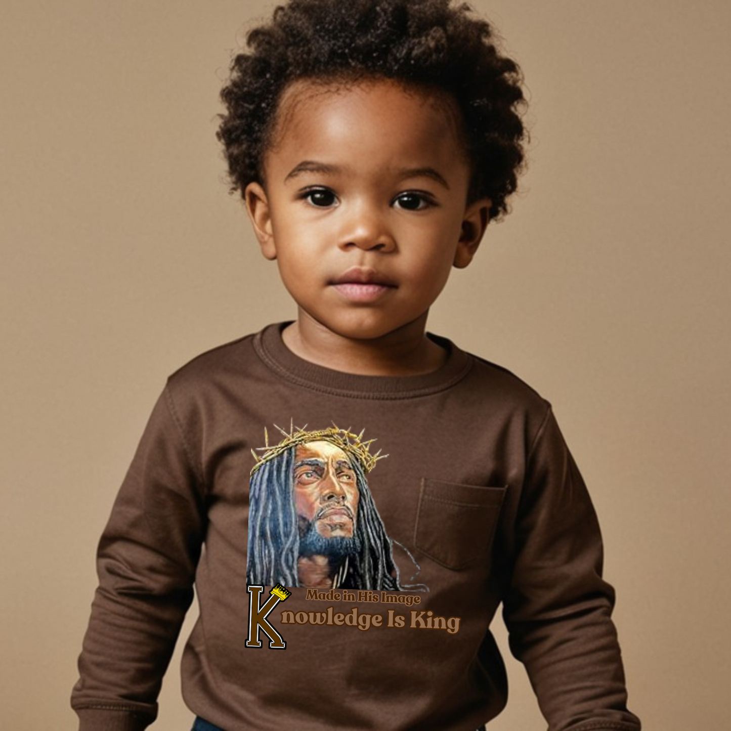 Toddler Long Sleeve T-Shirt (Made In His Image)