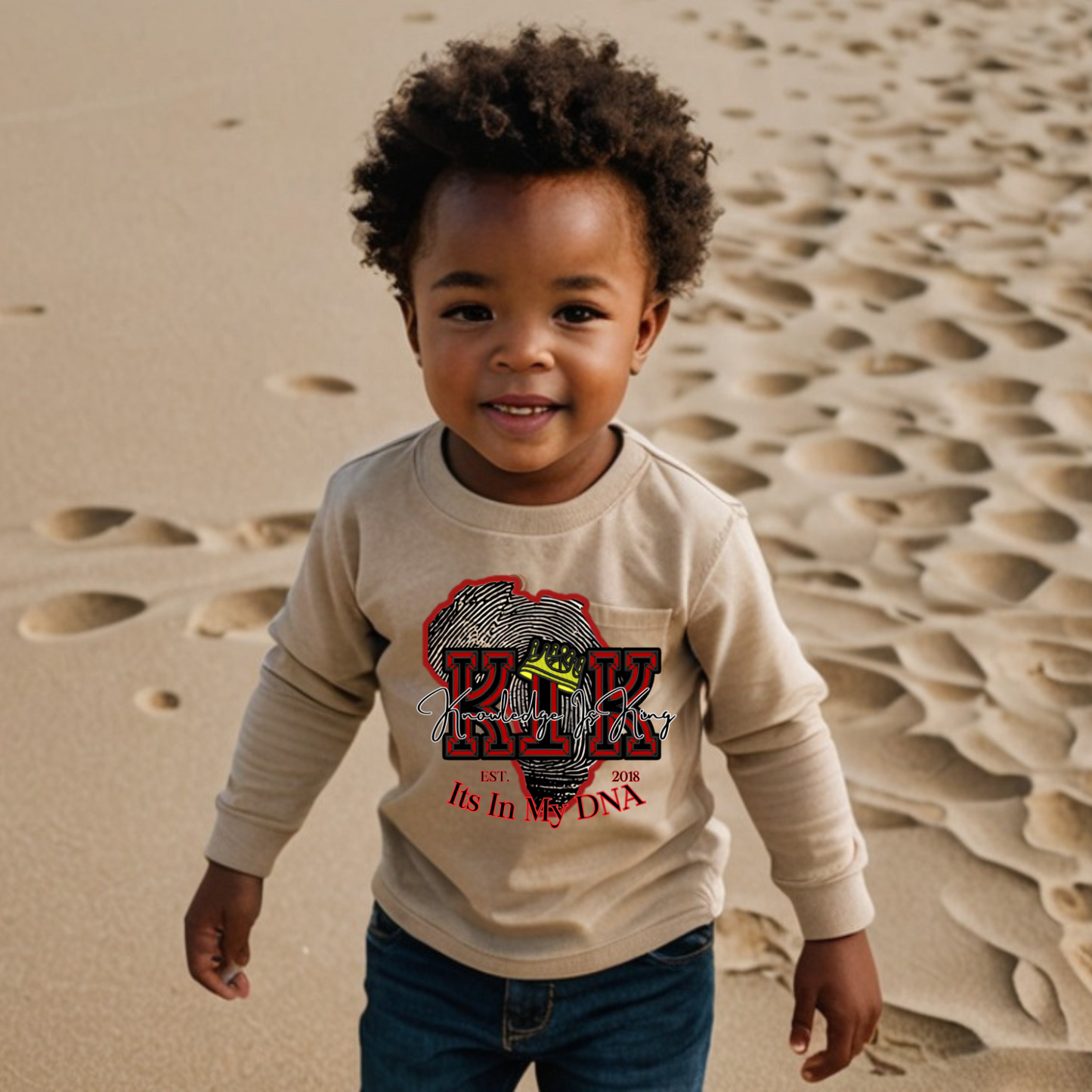 Toddler Long Sleeve T-Shirt (In My DNA)