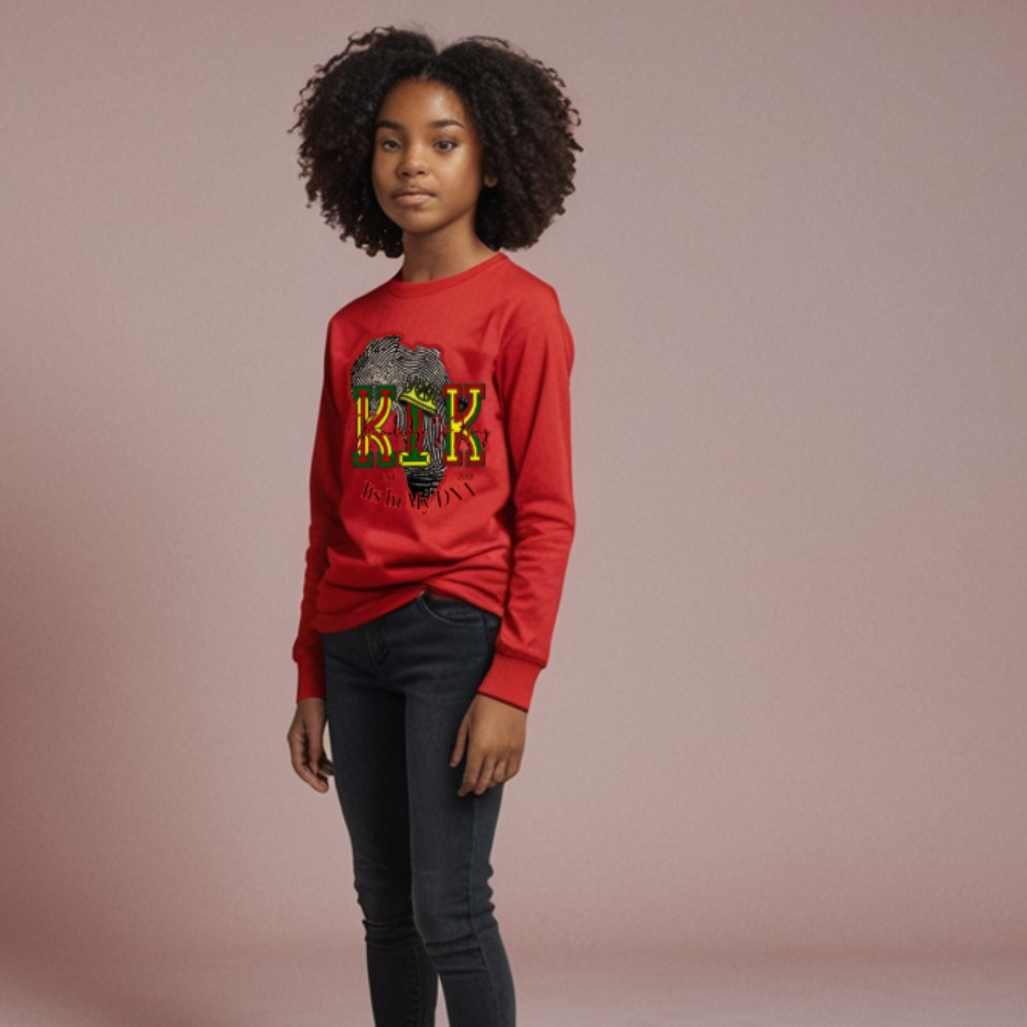 Youth Female Long Sleeve T-Shirt (In My DNA)