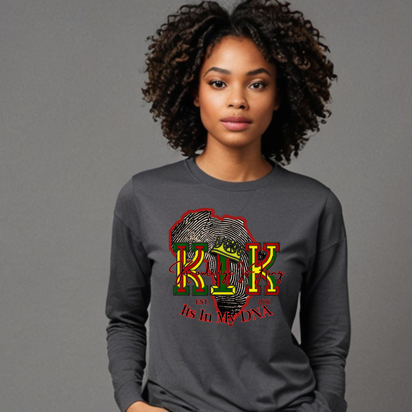 Women's Long Sleeve T-Shirt (In My DNA)
