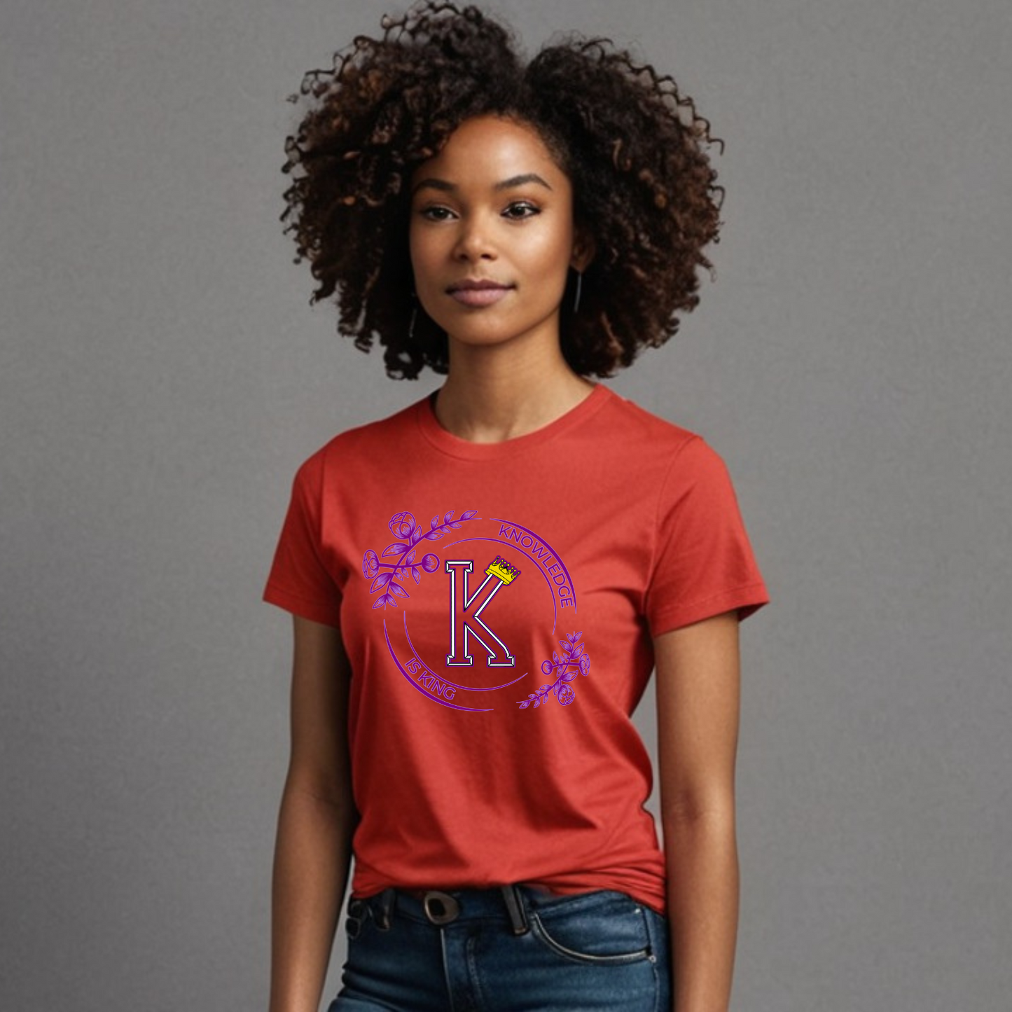 Women's Short Sleeve (Flower Standard Rose)